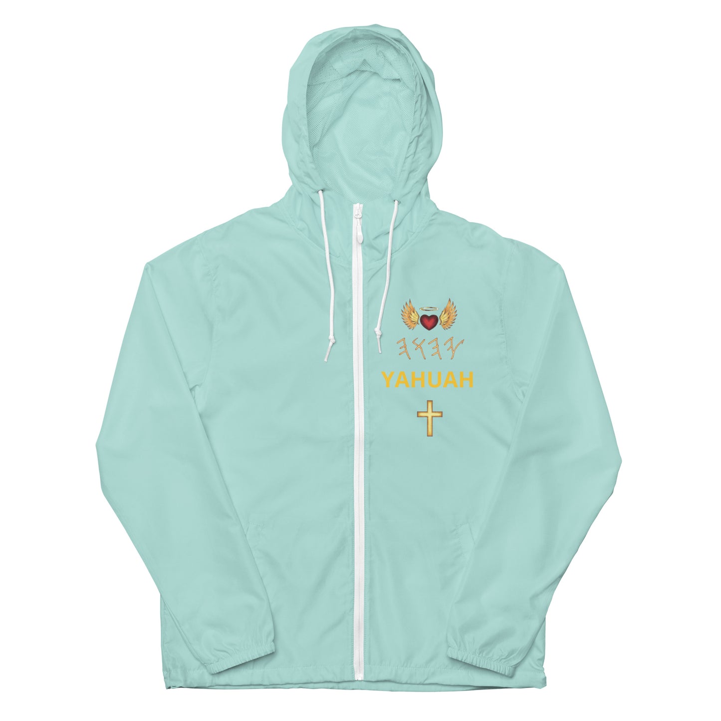 YAHUAH’s Temple J Unisex lightweight zip up windbreaker