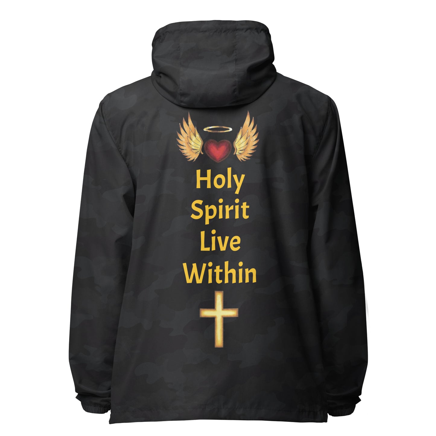 YAHUAH’s Temple J Unisex lightweight zip up windbreaker