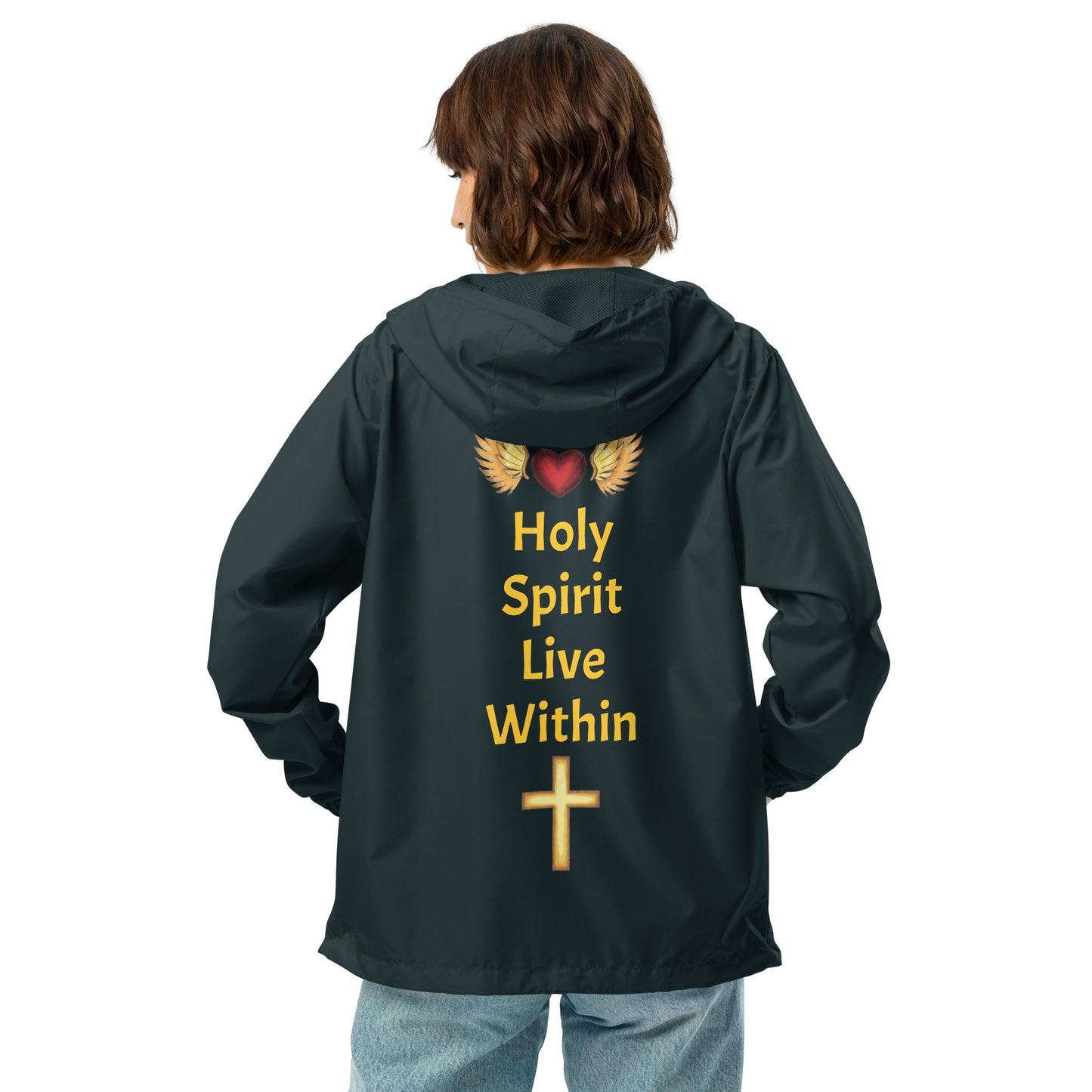 YAHUAH’s Temple J Unisex lightweight zip up windbreaker
