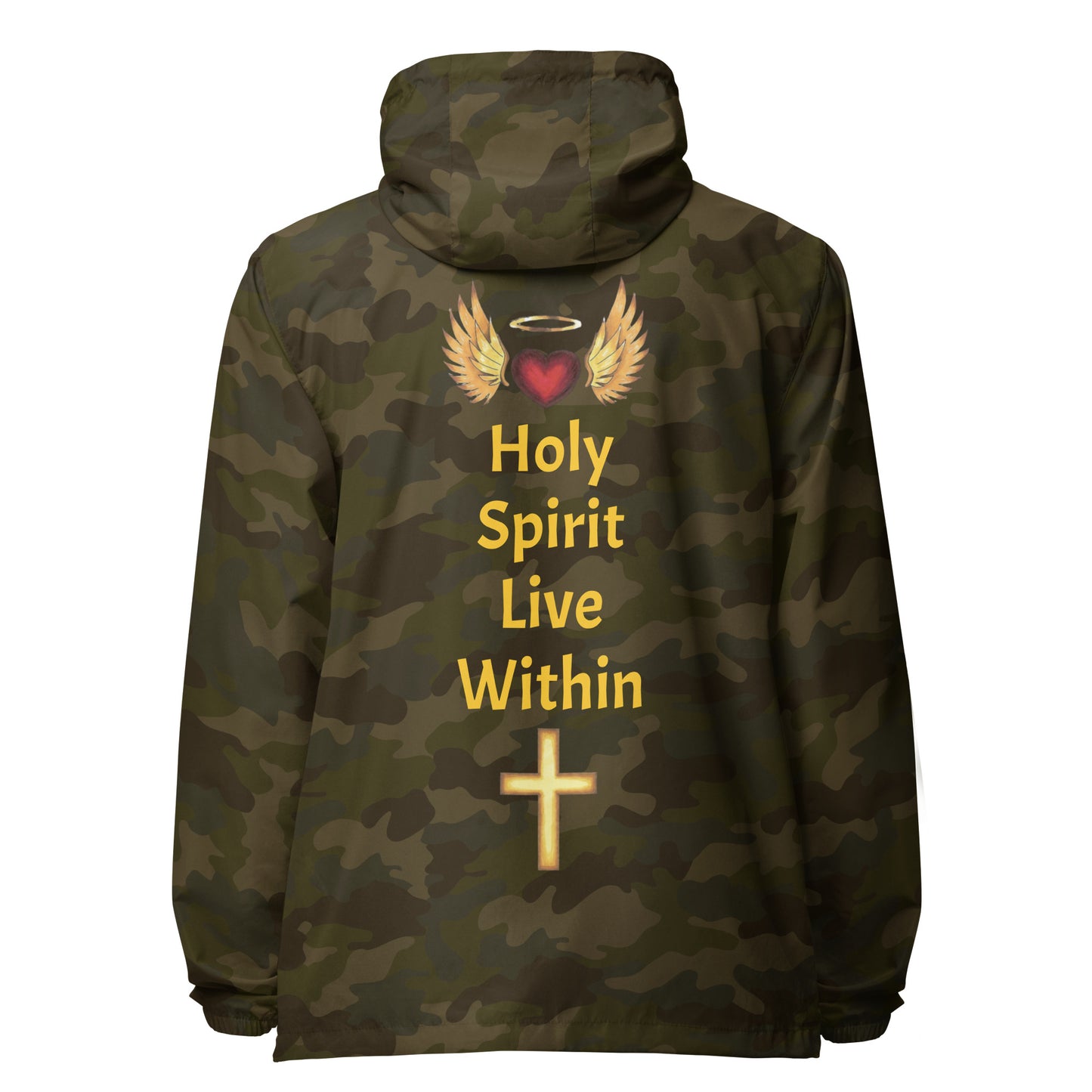 YAHUAH’s Temple J Unisex lightweight zip up windbreaker