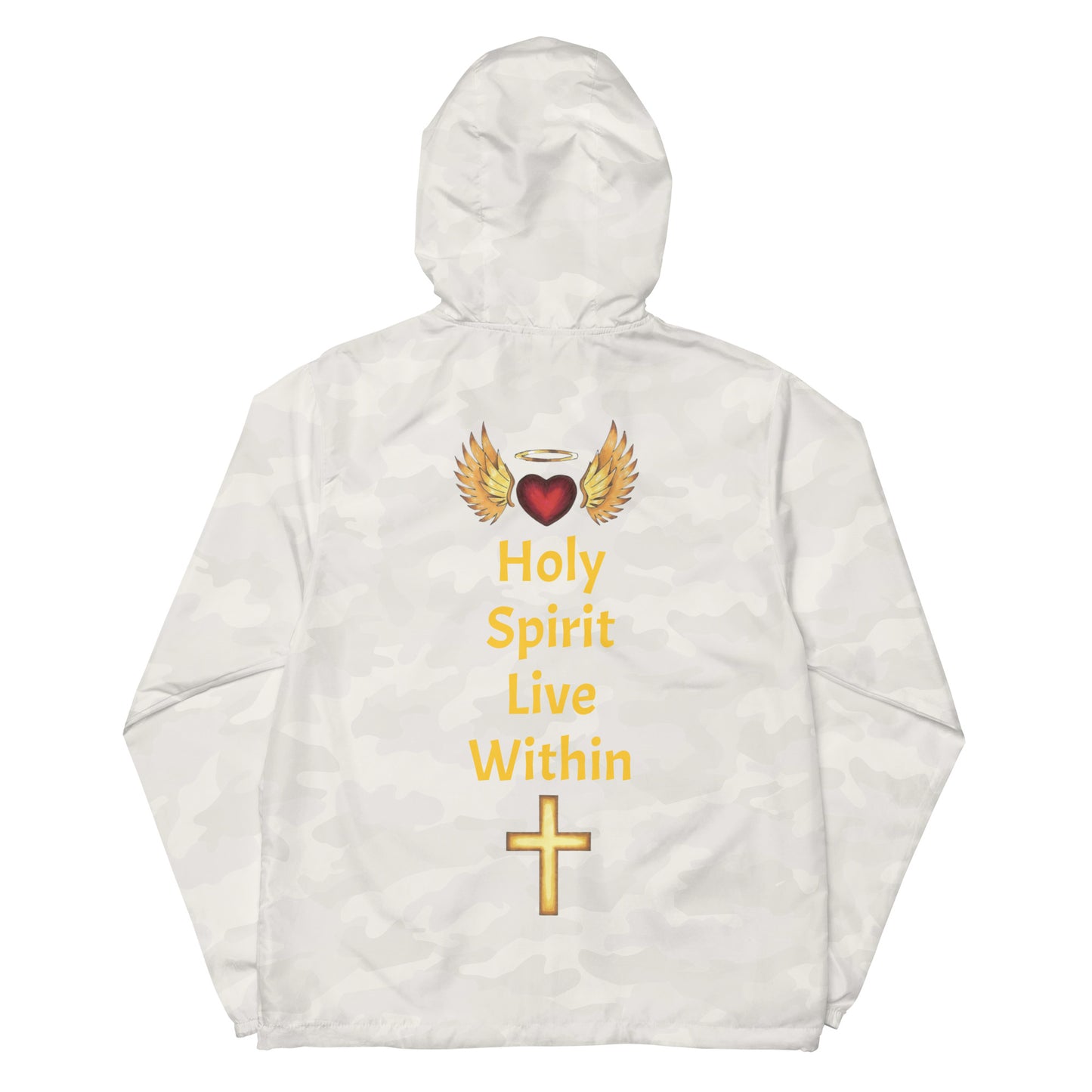 YAHUAH’s Temple J Unisex lightweight zip up windbreaker