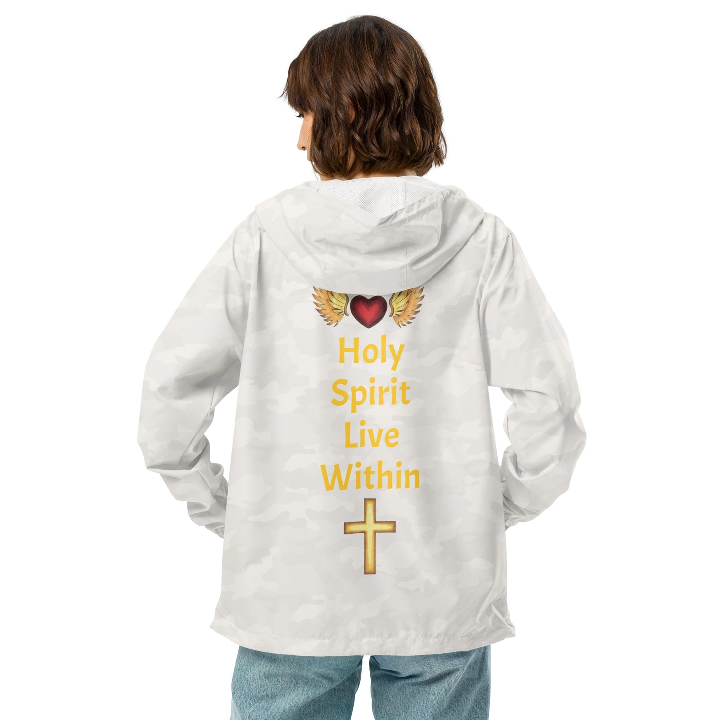 YAHUAH’s Temple J Unisex lightweight zip up windbreaker