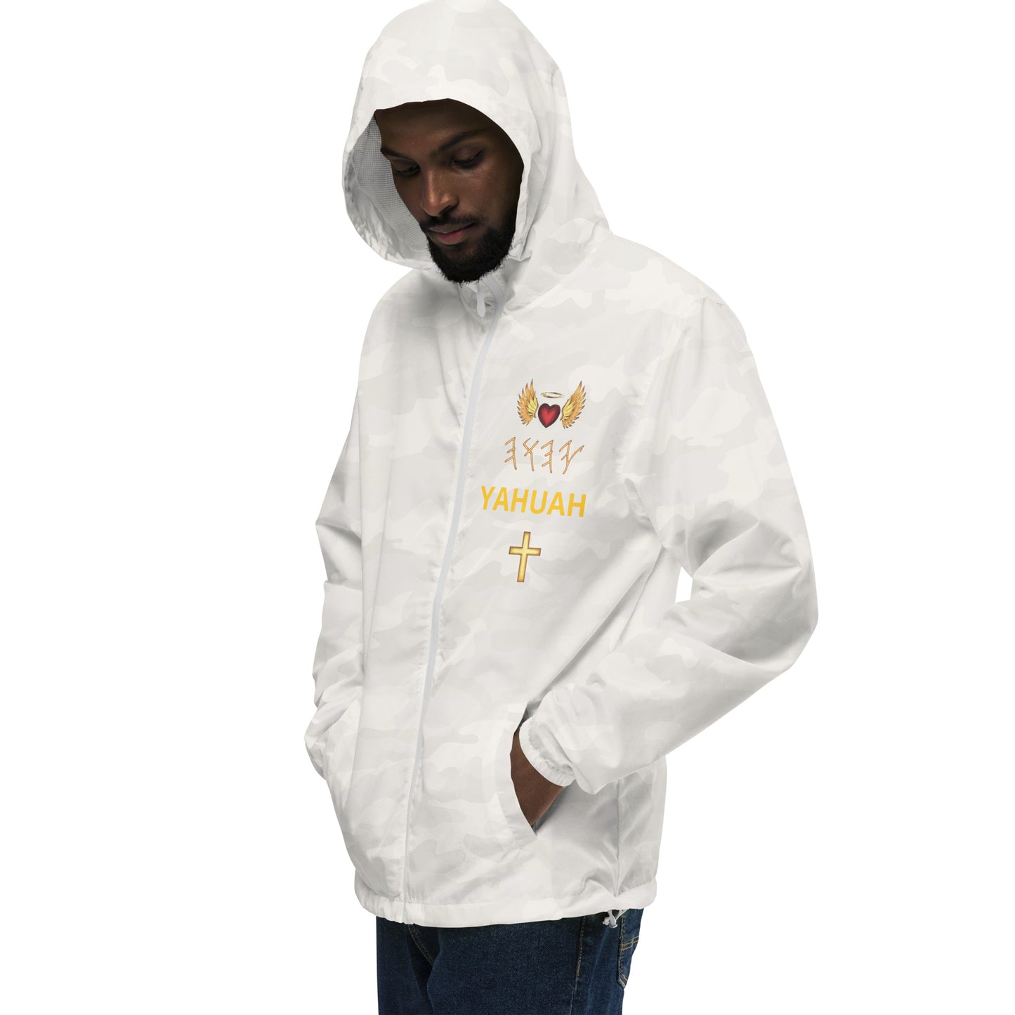 YAHUAH’s Temple J Unisex lightweight zip up windbreaker