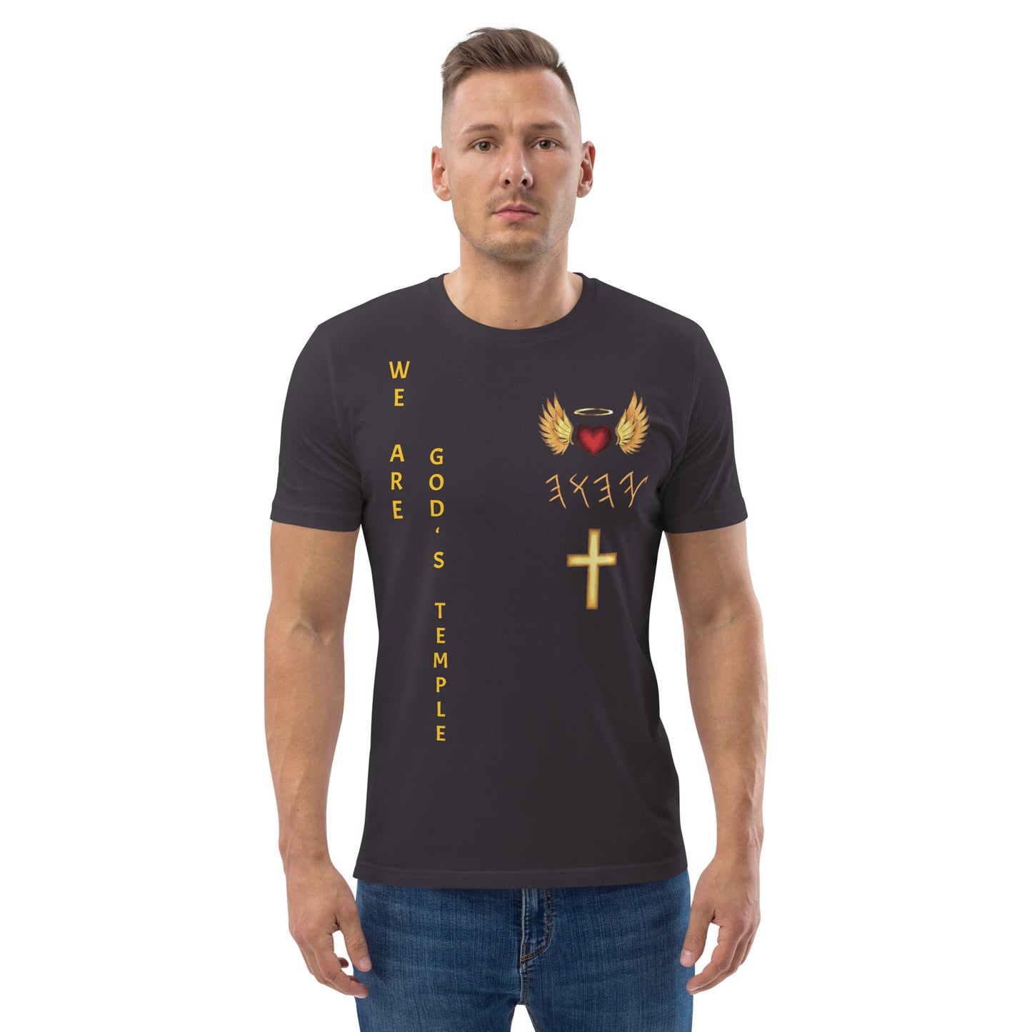 YAHUAH’s Temple S Unisex organic cotton t-shirt