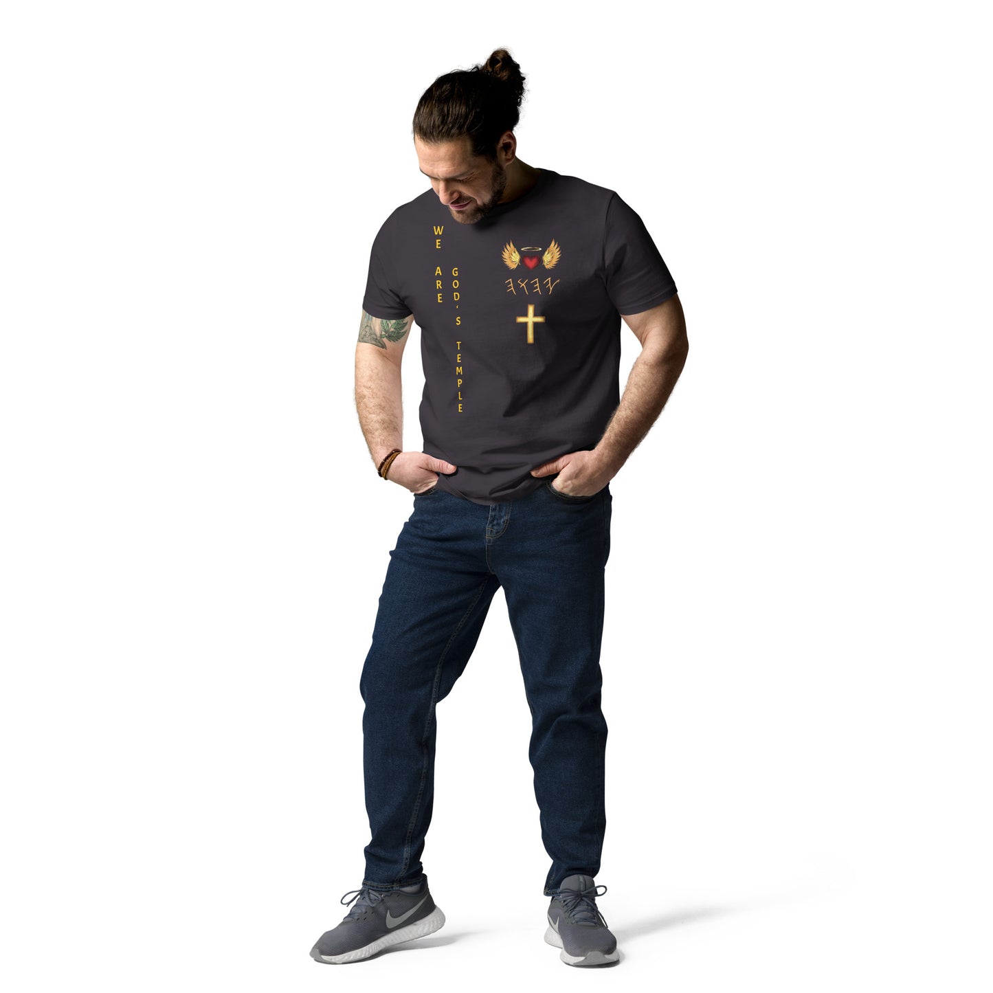 YAHUAH’s Temple S Unisex organic cotton t-shirt