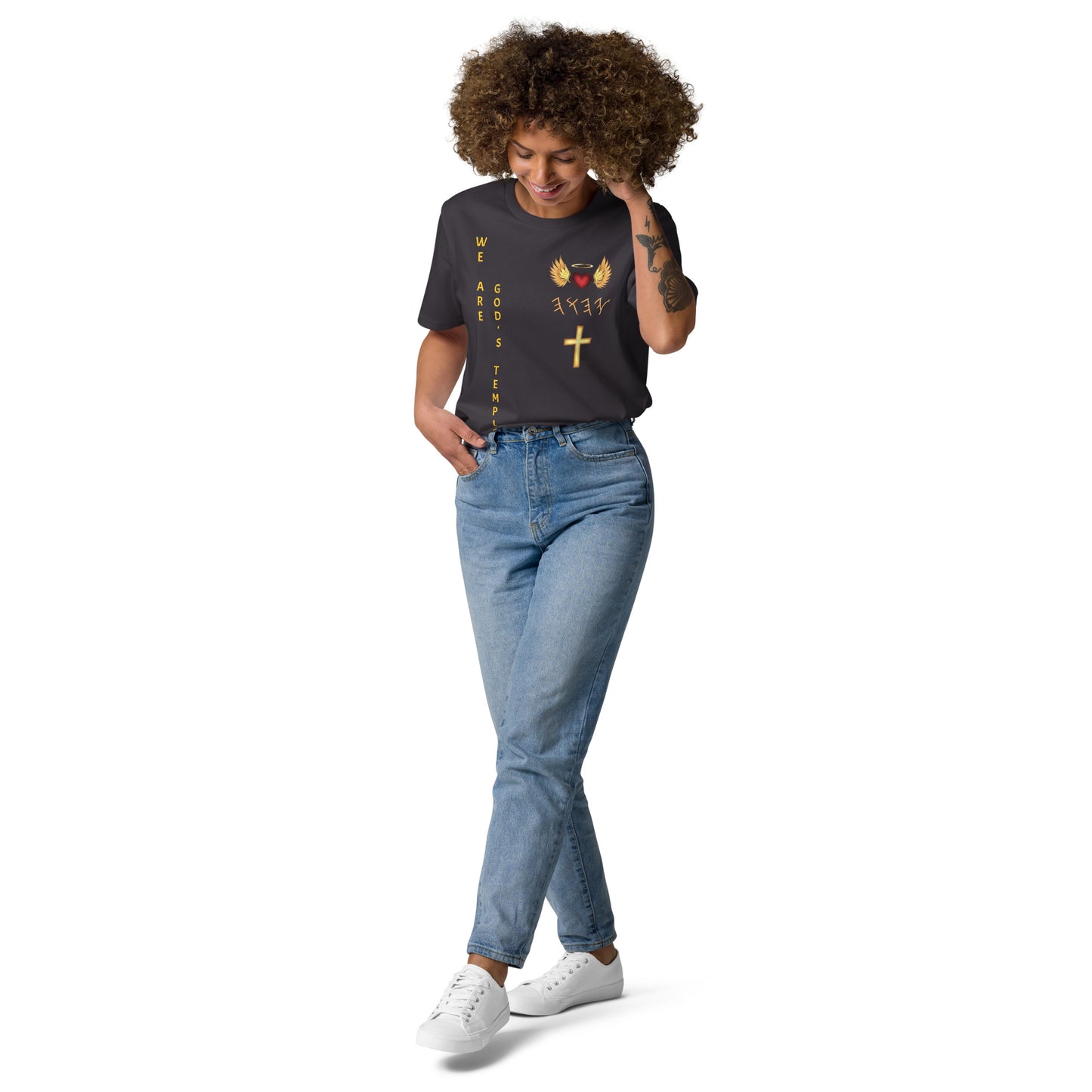 YAHUAH’s Temple S Unisex organic cotton t-shirt