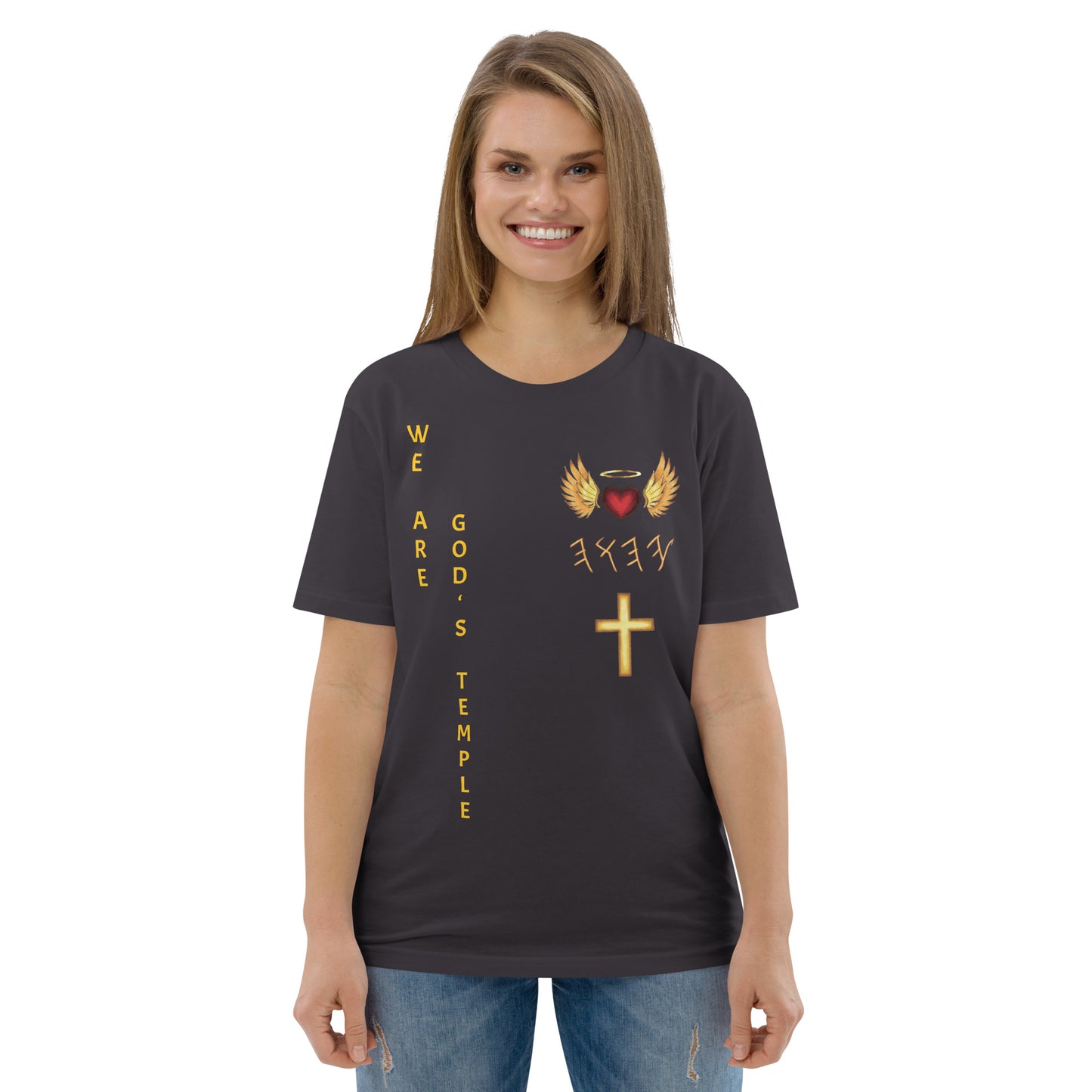 YAHUAH’s Temple S Unisex organic cotton t-shirt