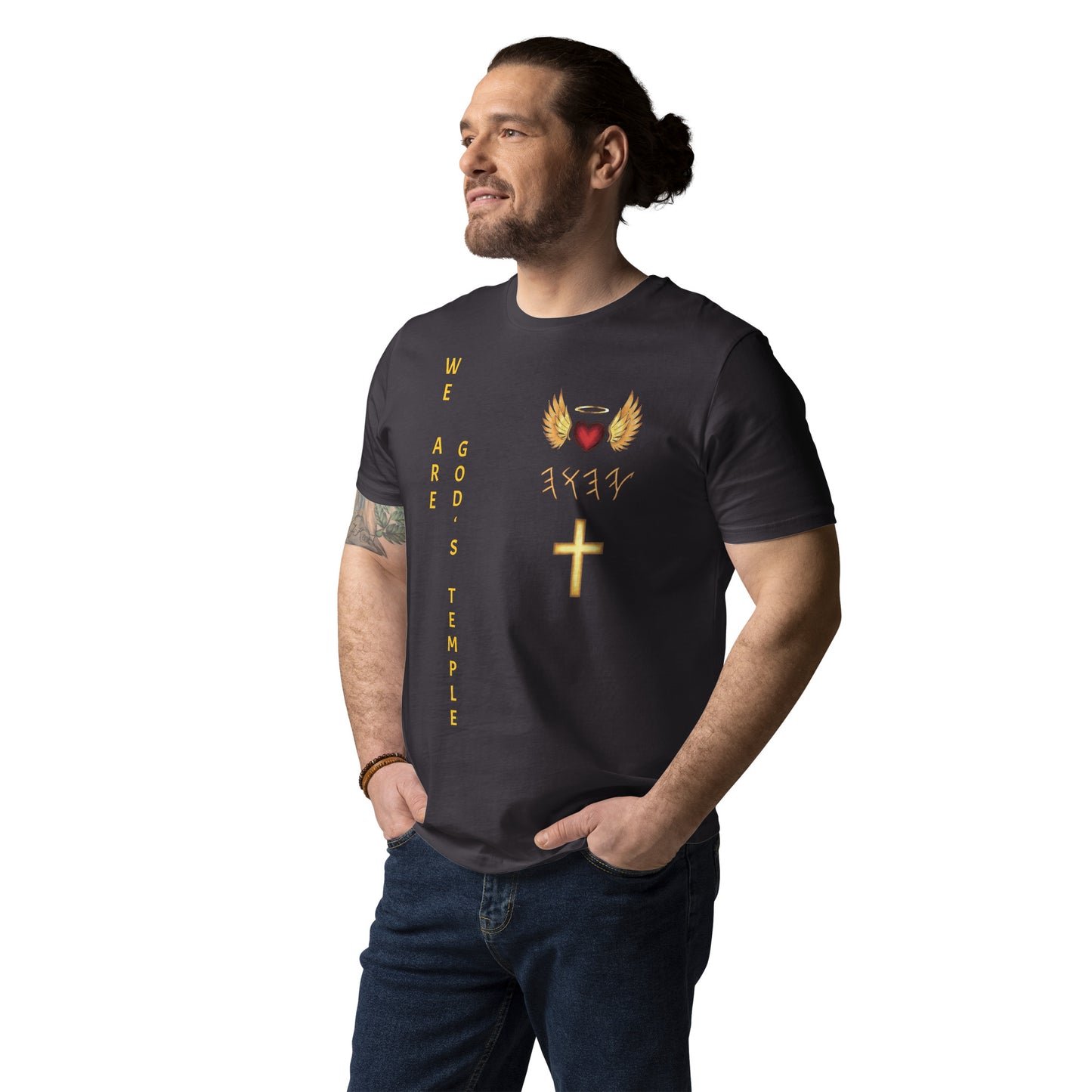 YAHUAH’s Temple S Unisex organic cotton t-shirt