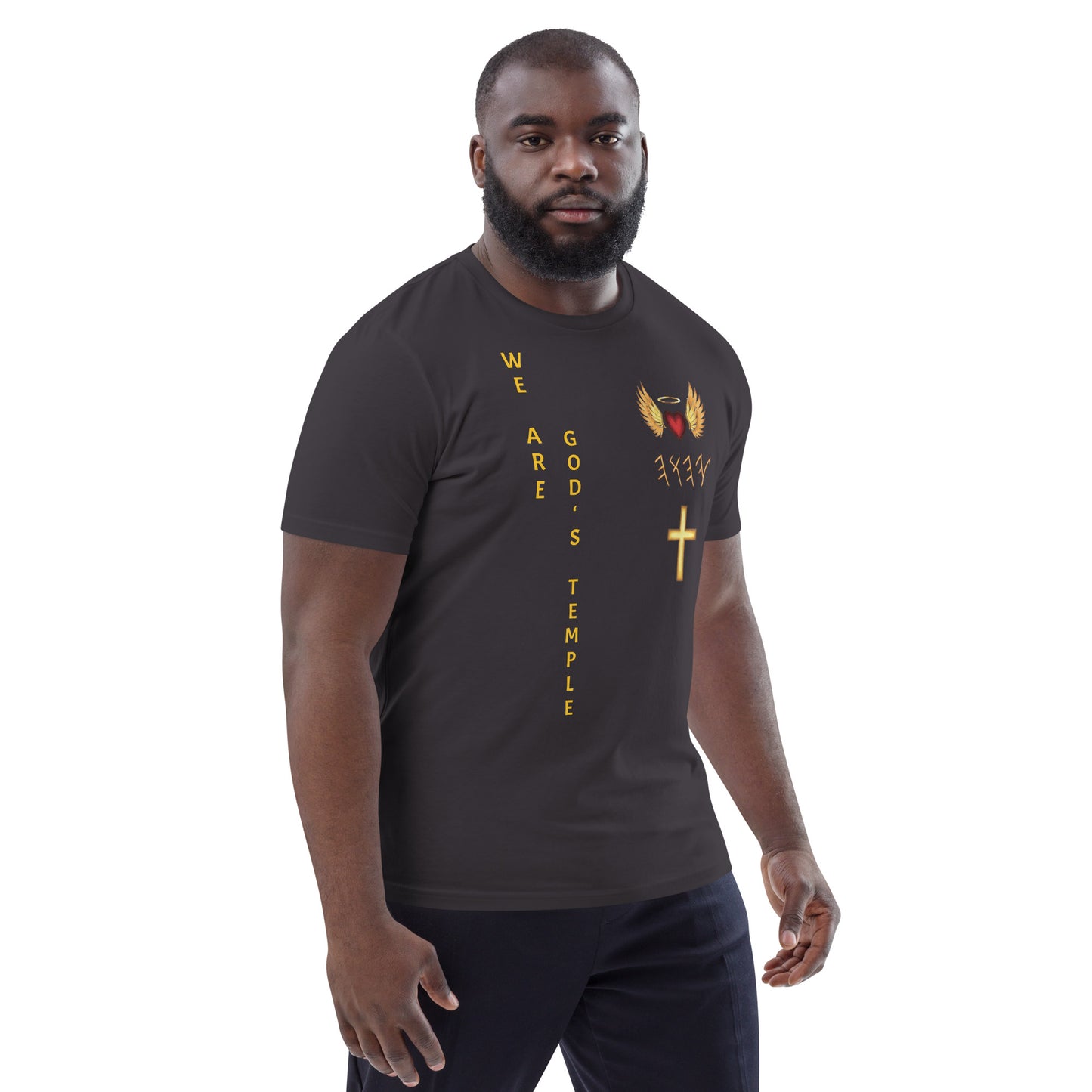 YAHUAH’s Temple S Unisex organic cotton t-shirt