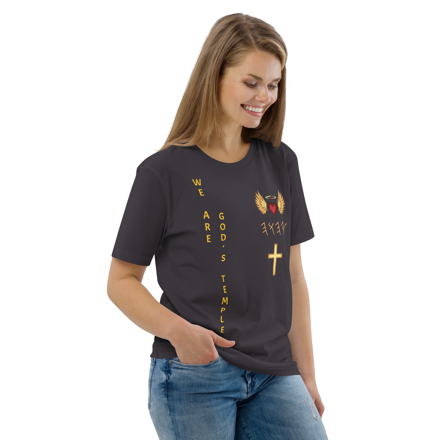 YAHUAH’s Temple S Unisex organic cotton t-shirt