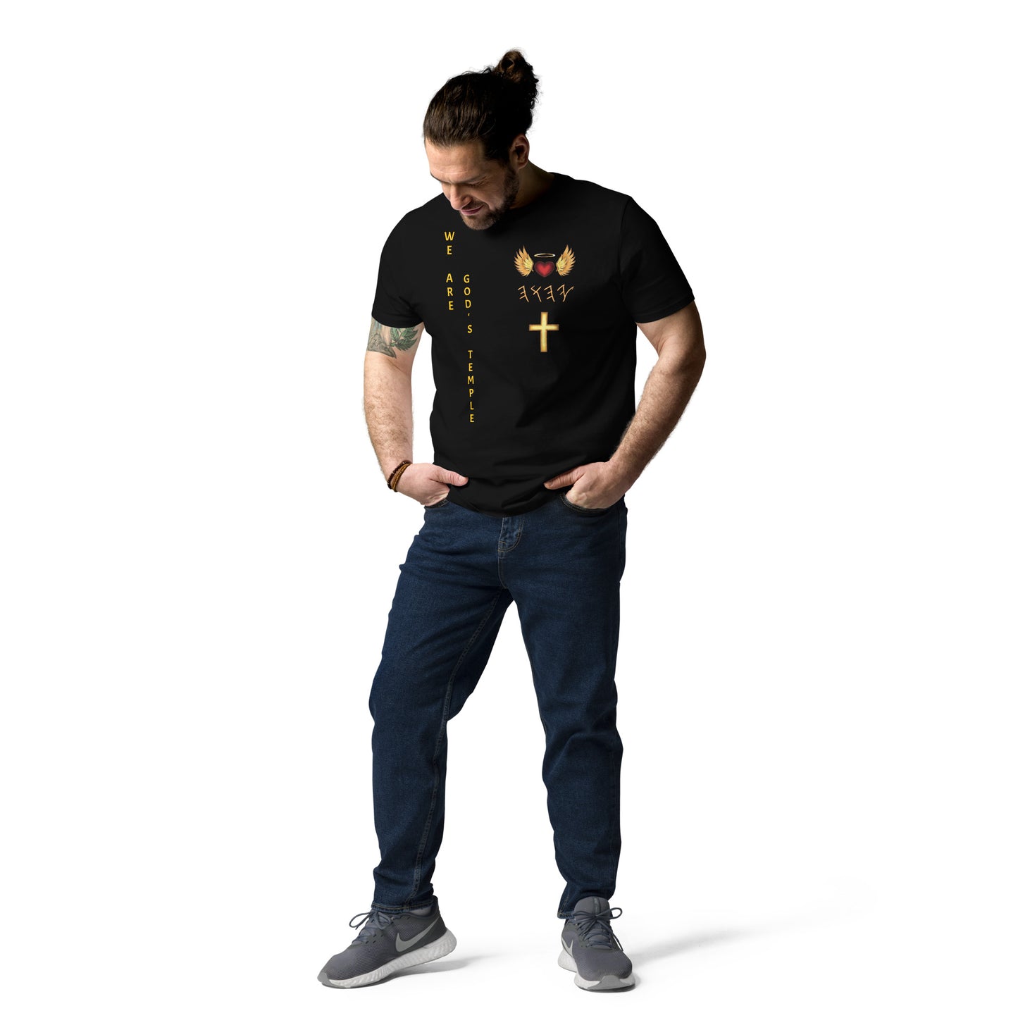 YAHUAH’s Temple S Unisex organic cotton t-shirt