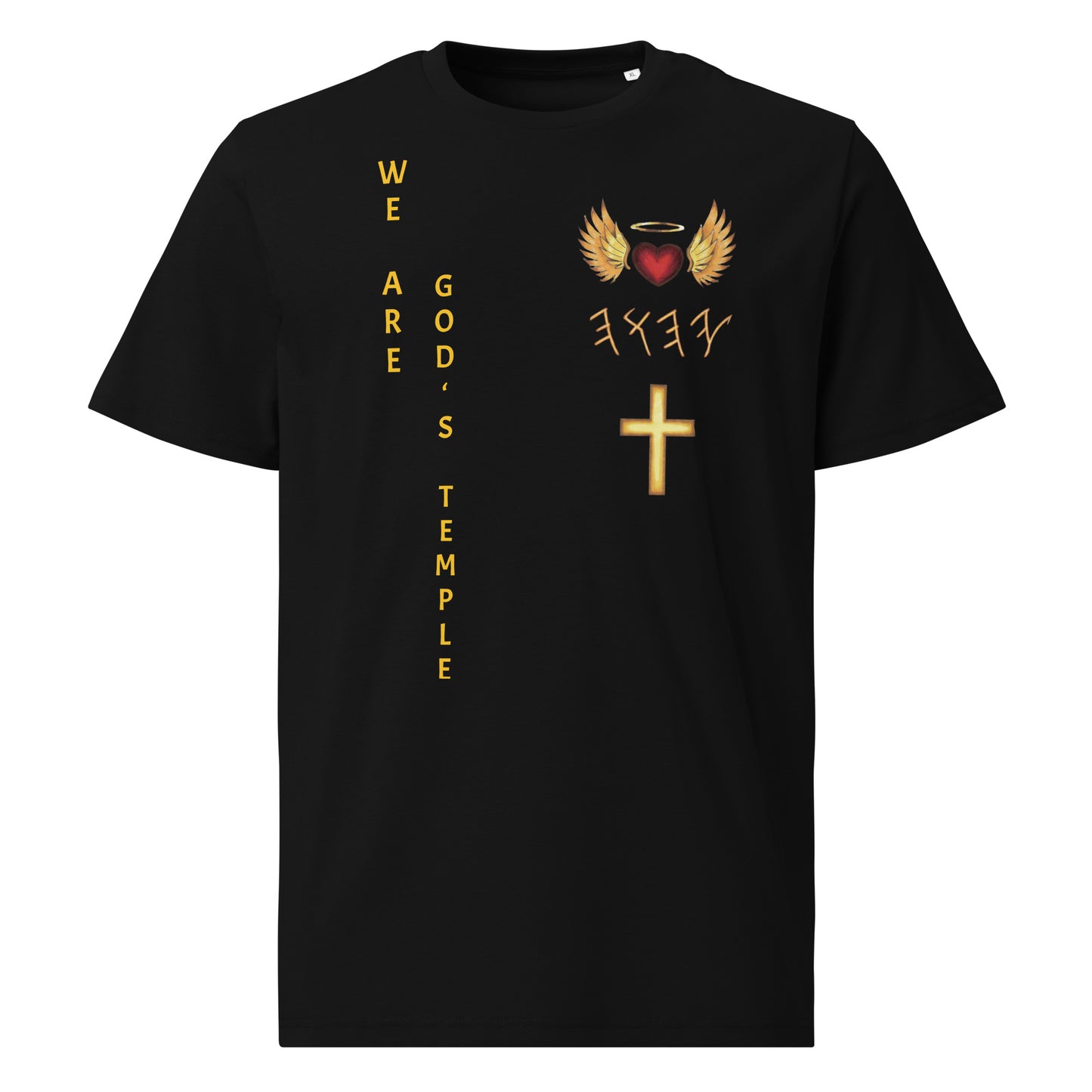 YAHUAH’s Temple S Unisex organic cotton t-shirt