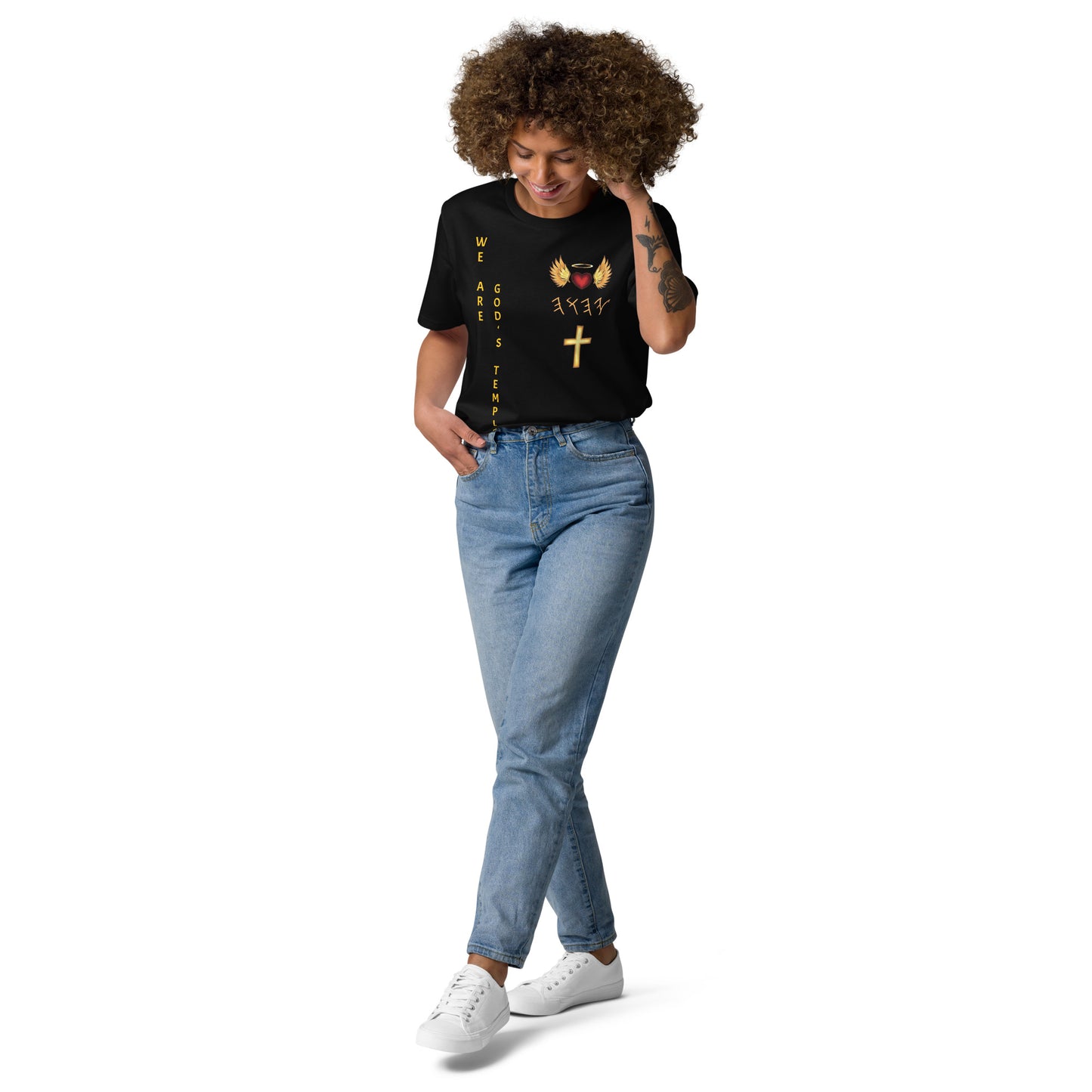 YAHUAH’s Temple S Unisex organic cotton t-shirt