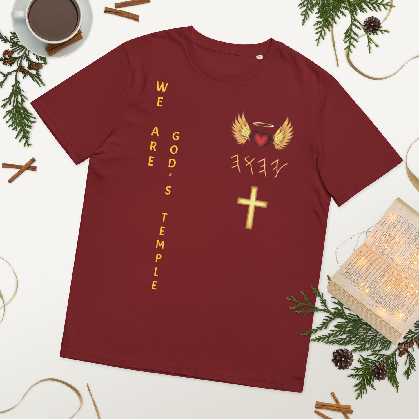 YAHUAH’s Temple S Unisex organic cotton t-shirt