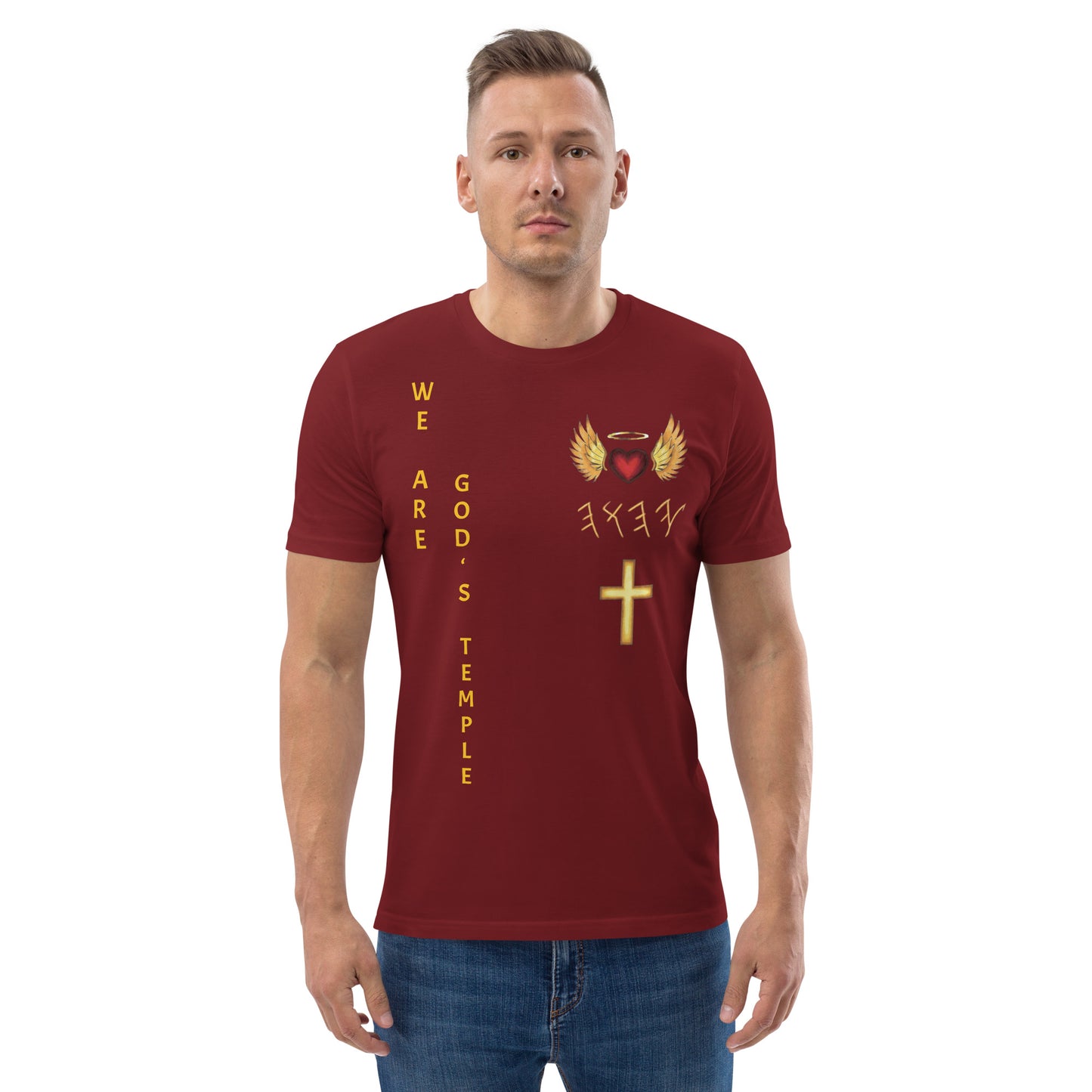 YAHUAH’s Temple S Unisex organic cotton t-shirt