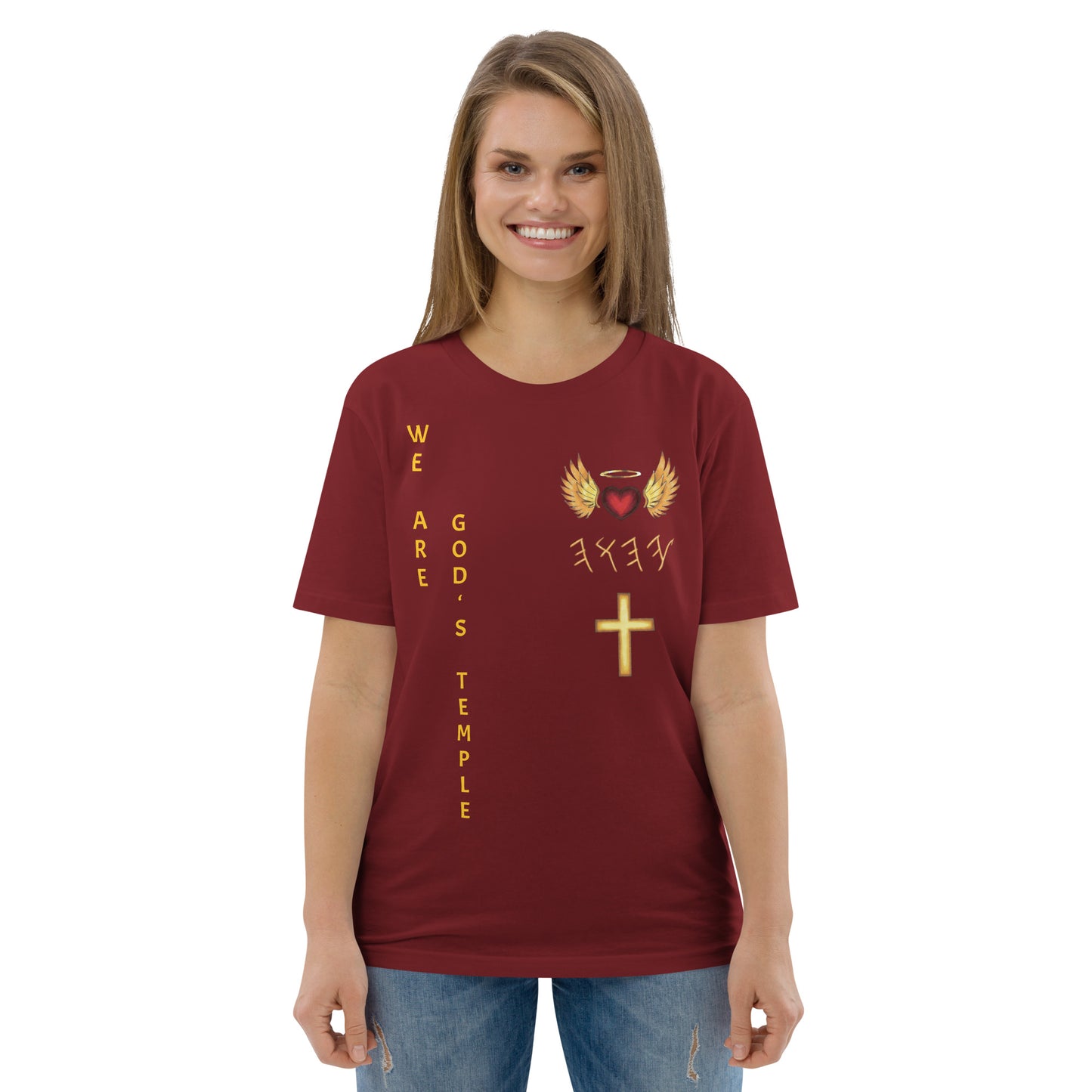 YAHUAH’s Temple S Unisex organic cotton t-shirt