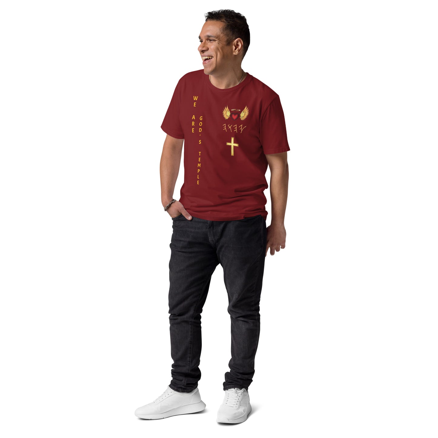YAHUAH’s Temple S Unisex organic cotton t-shirt