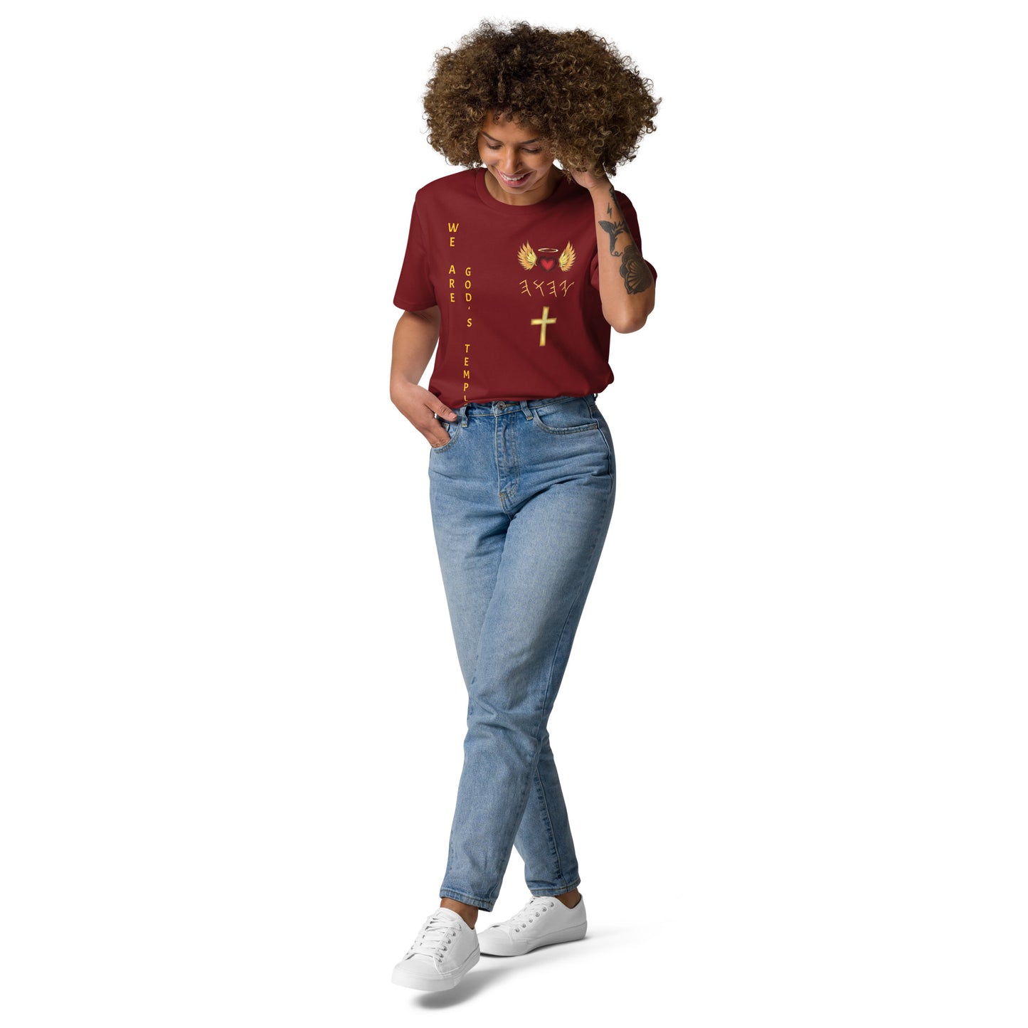 YAHUAH’s Temple S Unisex organic cotton t-shirt