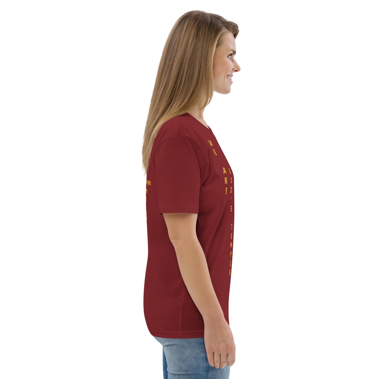 YAHUAH’s Temple S Unisex organic cotton t-shirt