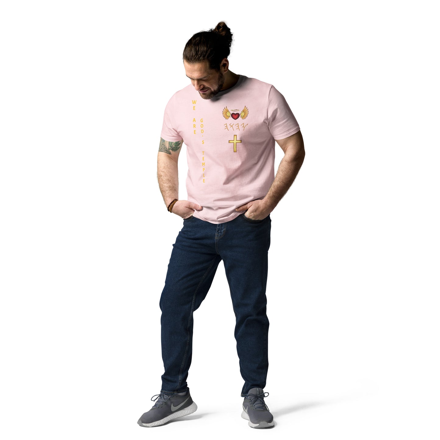 YAHUAH’s Temple S Unisex organic cotton t-shirt