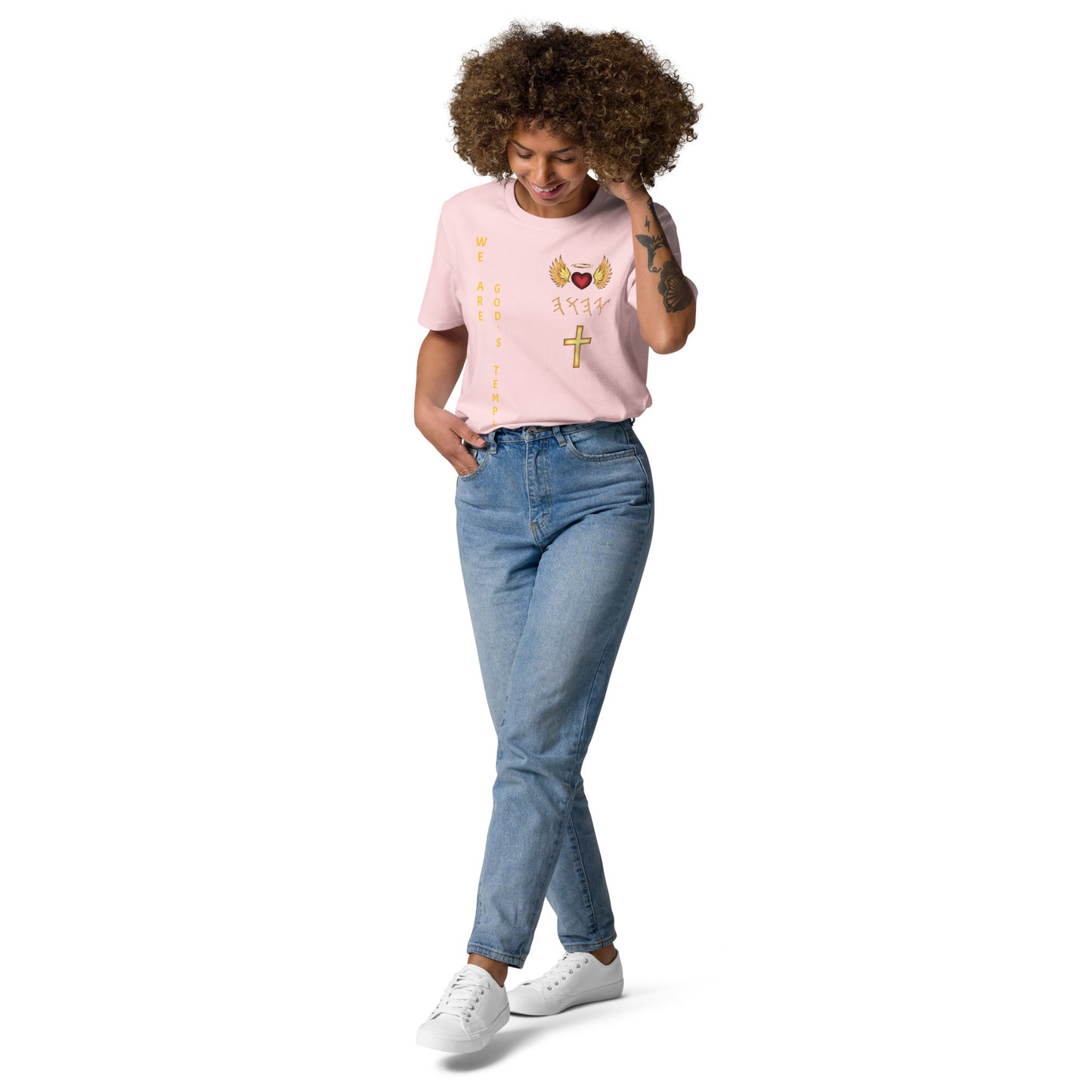 YAHUAH’s Temple S Unisex organic cotton t-shirt