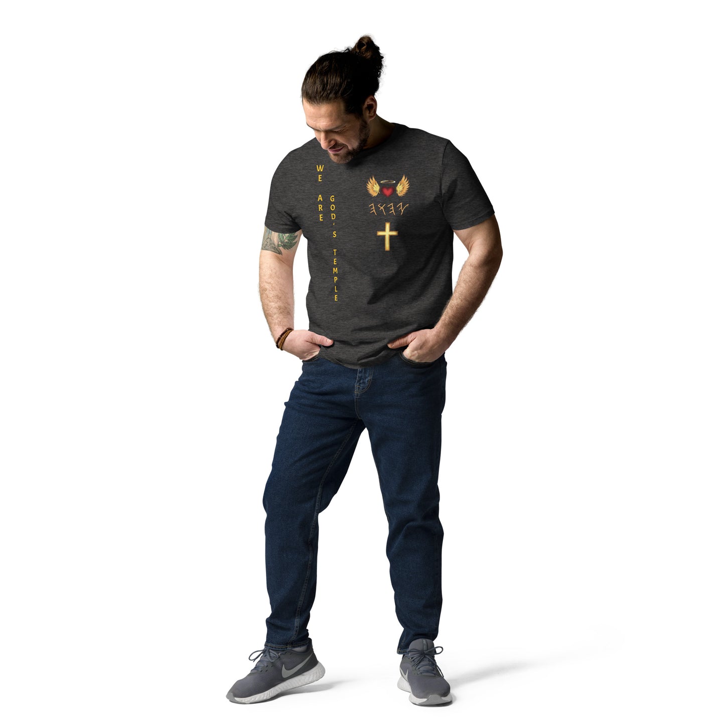YAHUAH’s Temple S Unisex organic cotton t-shirt
