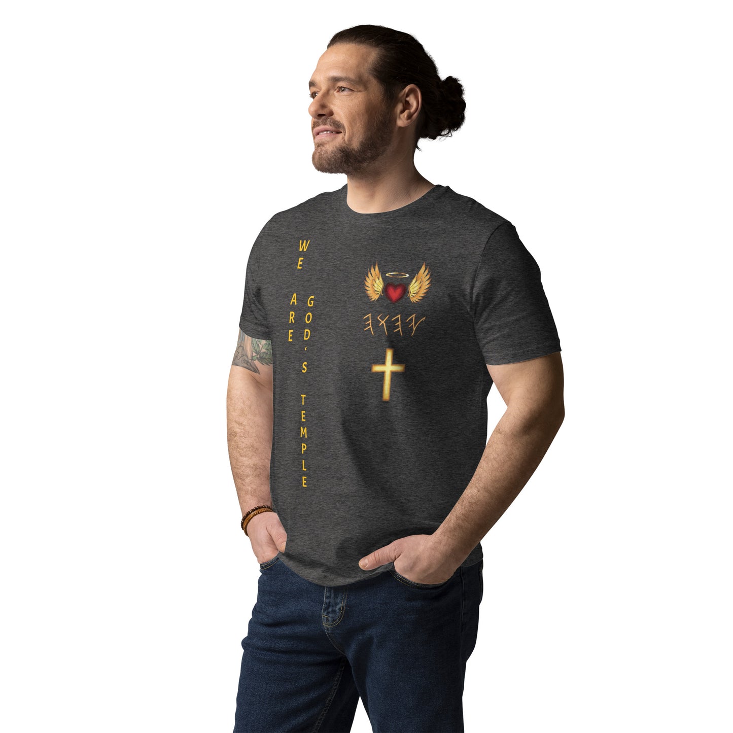 YAHUAH’s Temple S Unisex organic cotton t-shirt