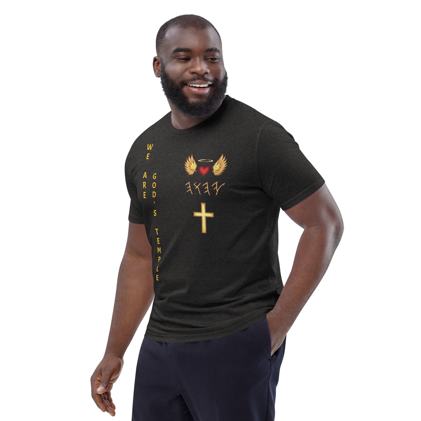 YAHUAH’s Temple S Unisex organic cotton t-shirt