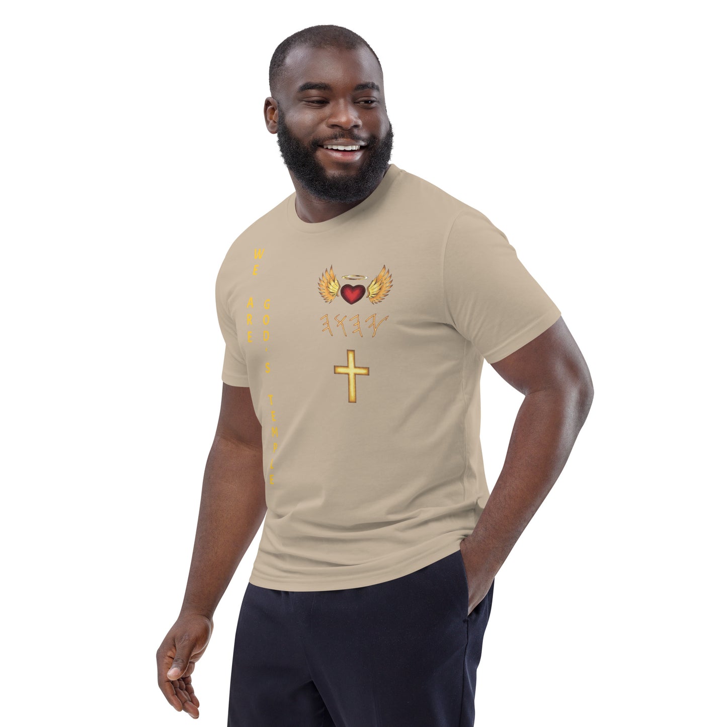 YAHUAH’s Temple S Unisex organic cotton t-shirt