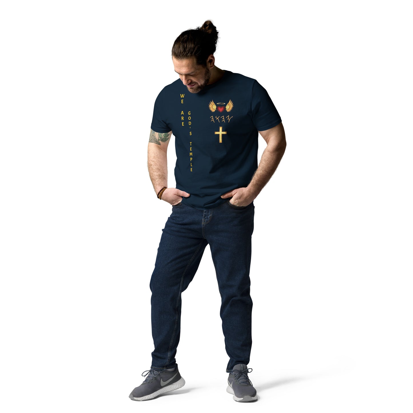 YAHUAH’s Temple S Unisex organic cotton t-shirt