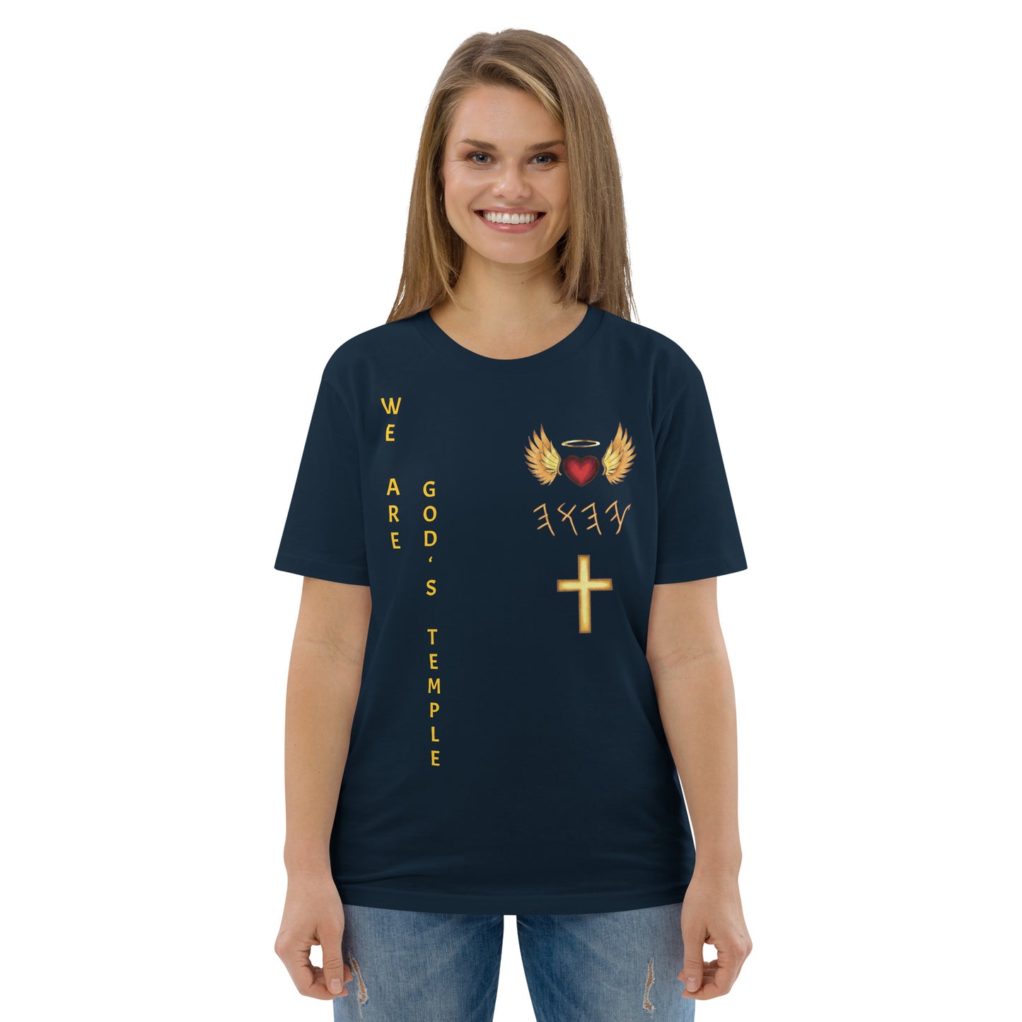 YAHUAH’s Temple S Unisex organic cotton t-shirt
