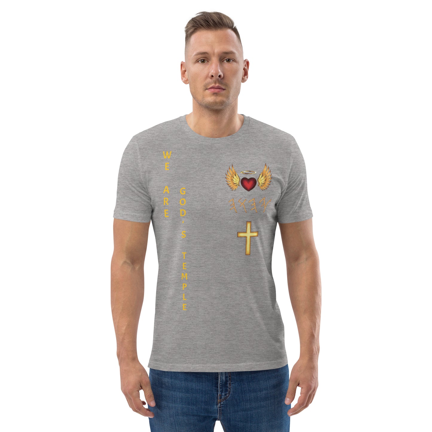 YAHUAH’s Temple S Unisex organic cotton t-shirt