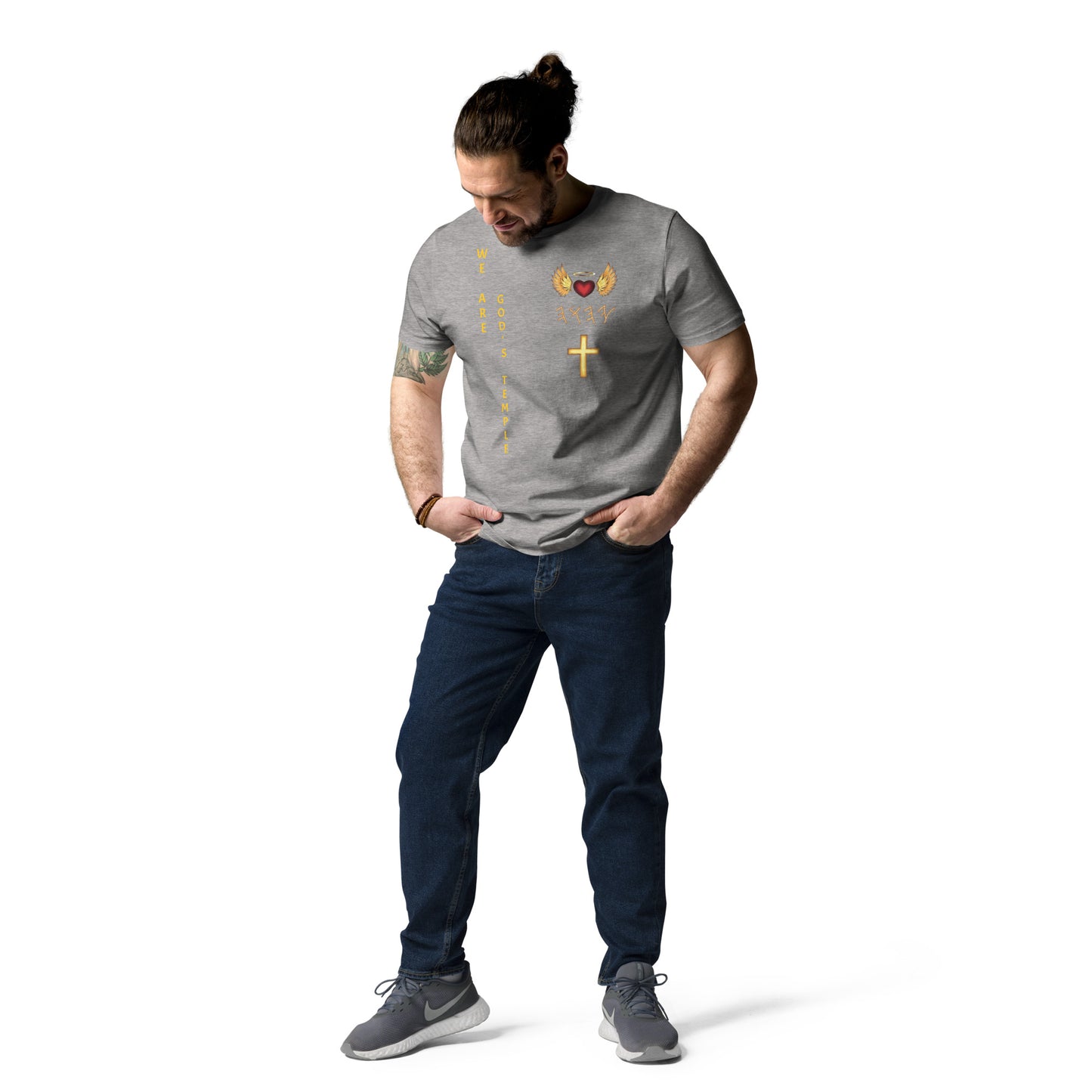 YAHUAH’s Temple S Unisex organic cotton t-shirt
