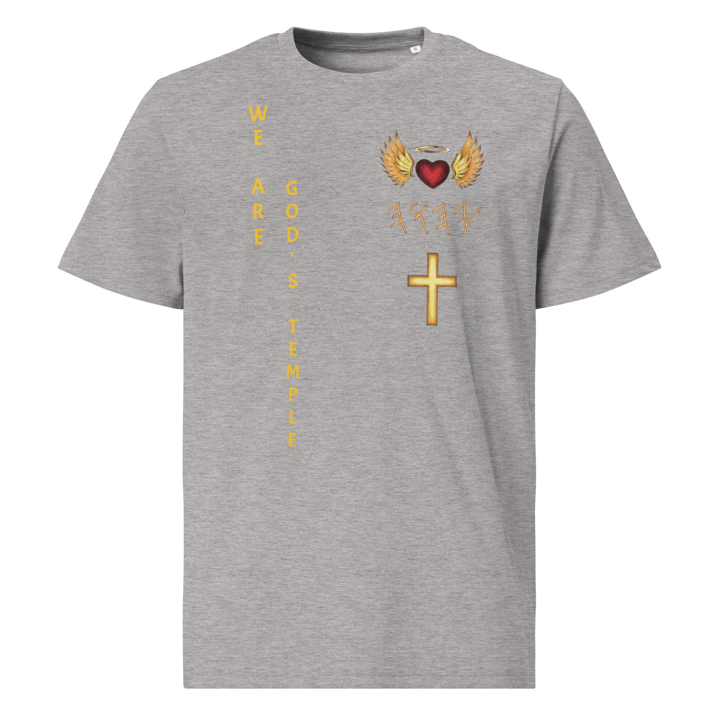 YAHUAH’s Temple S Unisex organic cotton t-shirt