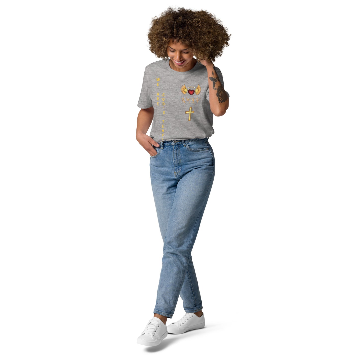 YAHUAH’s Temple S Unisex organic cotton t-shirt