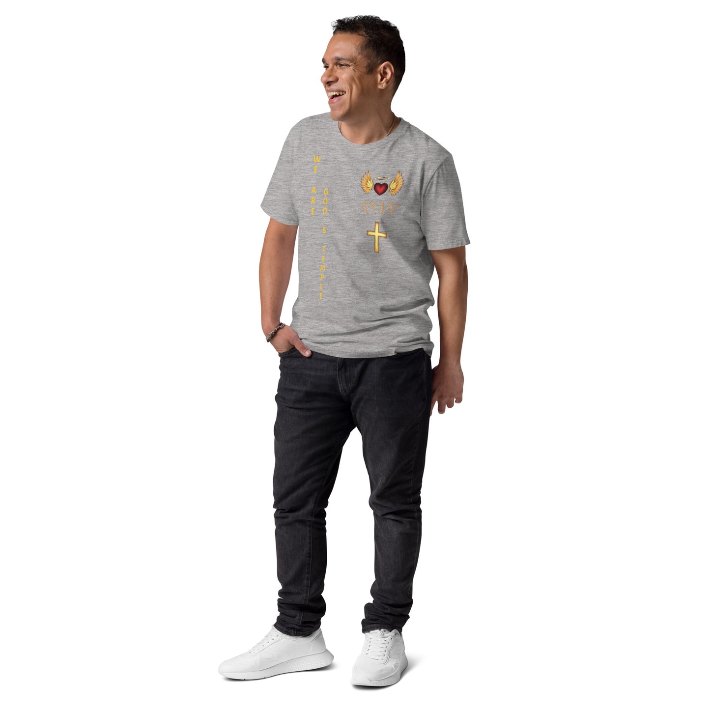 YAHUAH’s Temple S Unisex organic cotton t-shirt