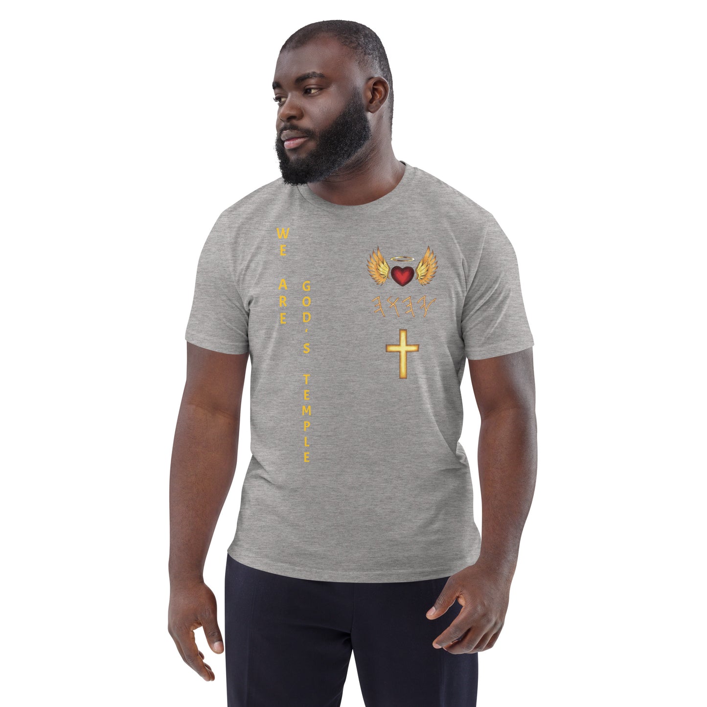 YAHUAH’s Temple S Unisex organic cotton t-shirt