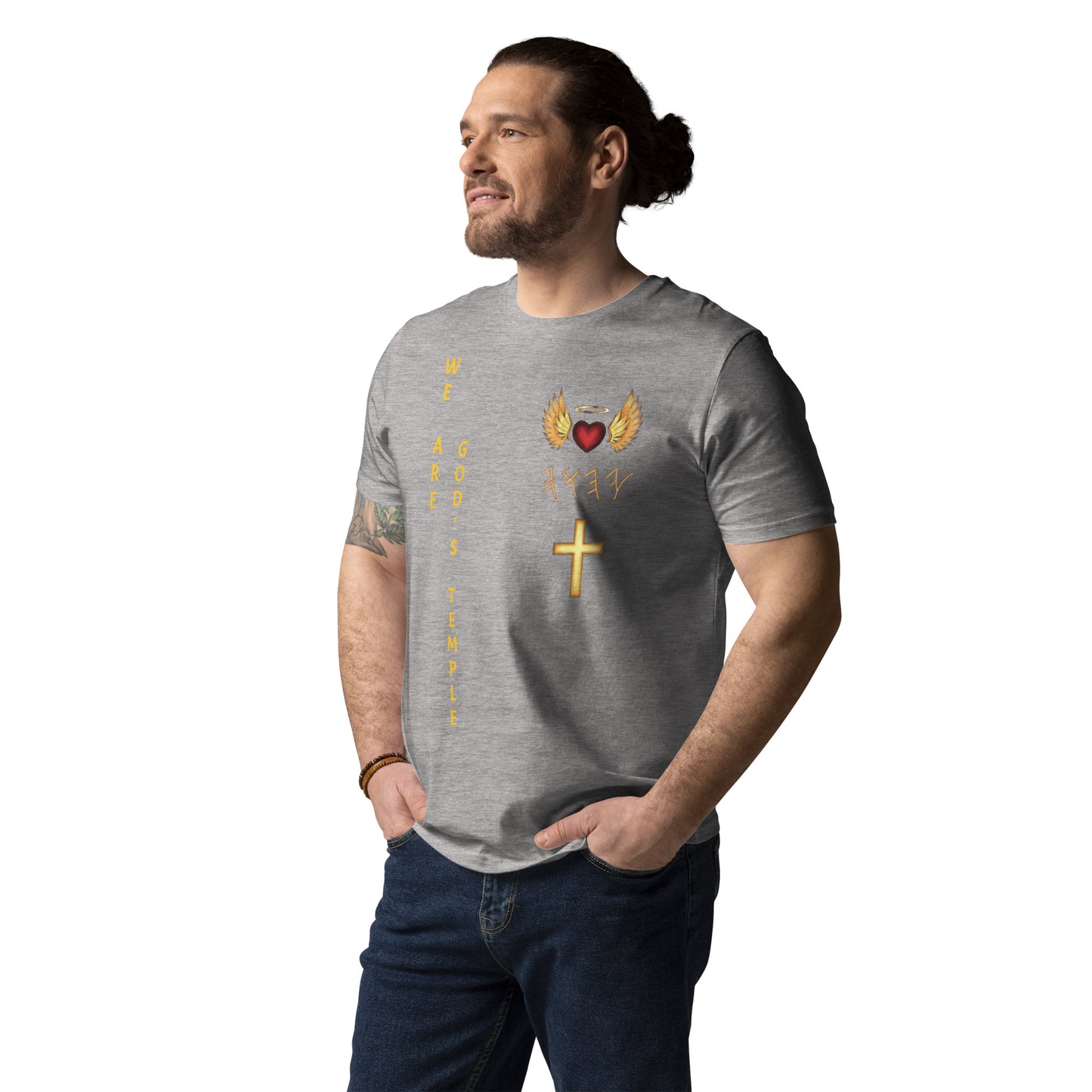 YAHUAH’s Temple S Unisex organic cotton t-shirt