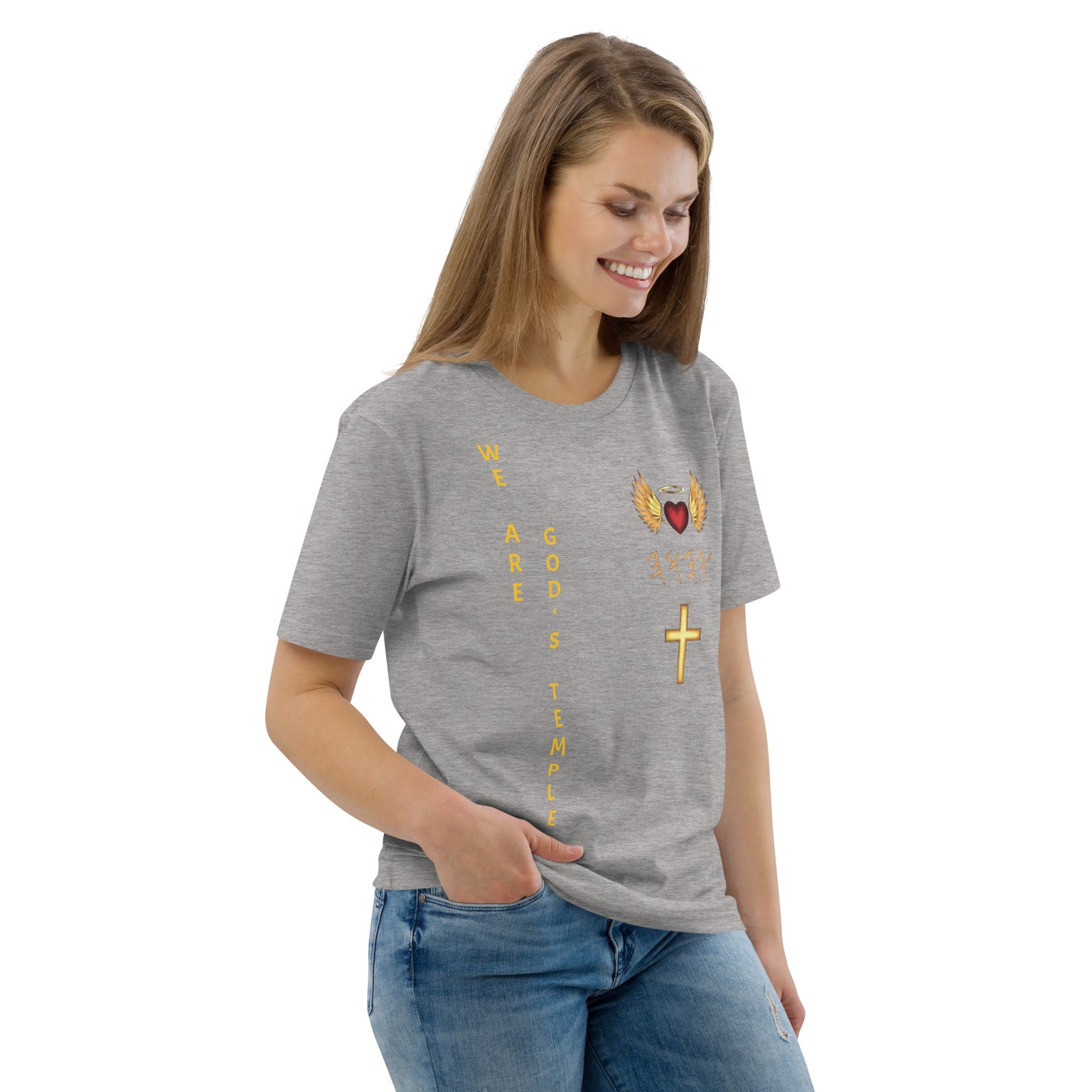 YAHUAH’s Temple S Unisex organic cotton t-shirt