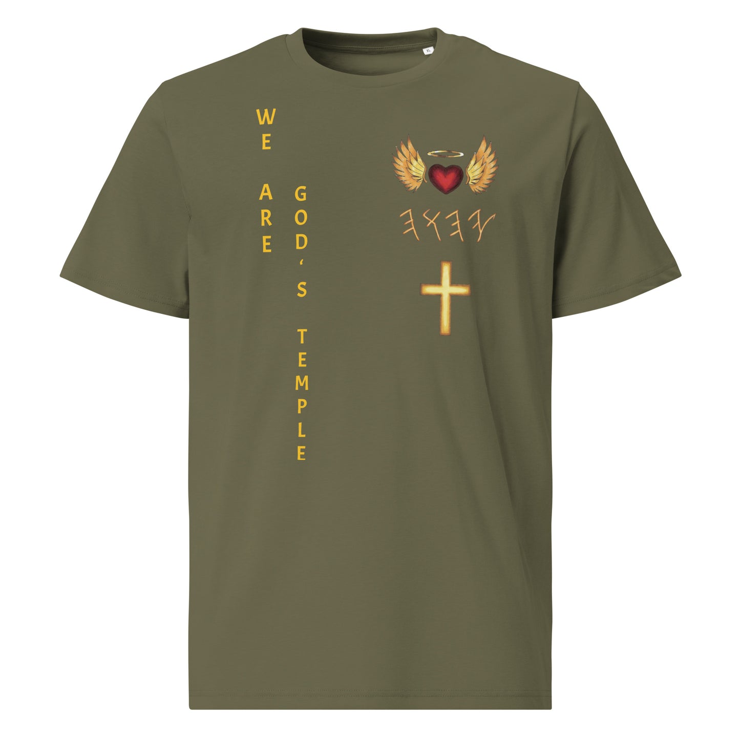 YAHUAH’s Temple S Unisex organic cotton t-shirt