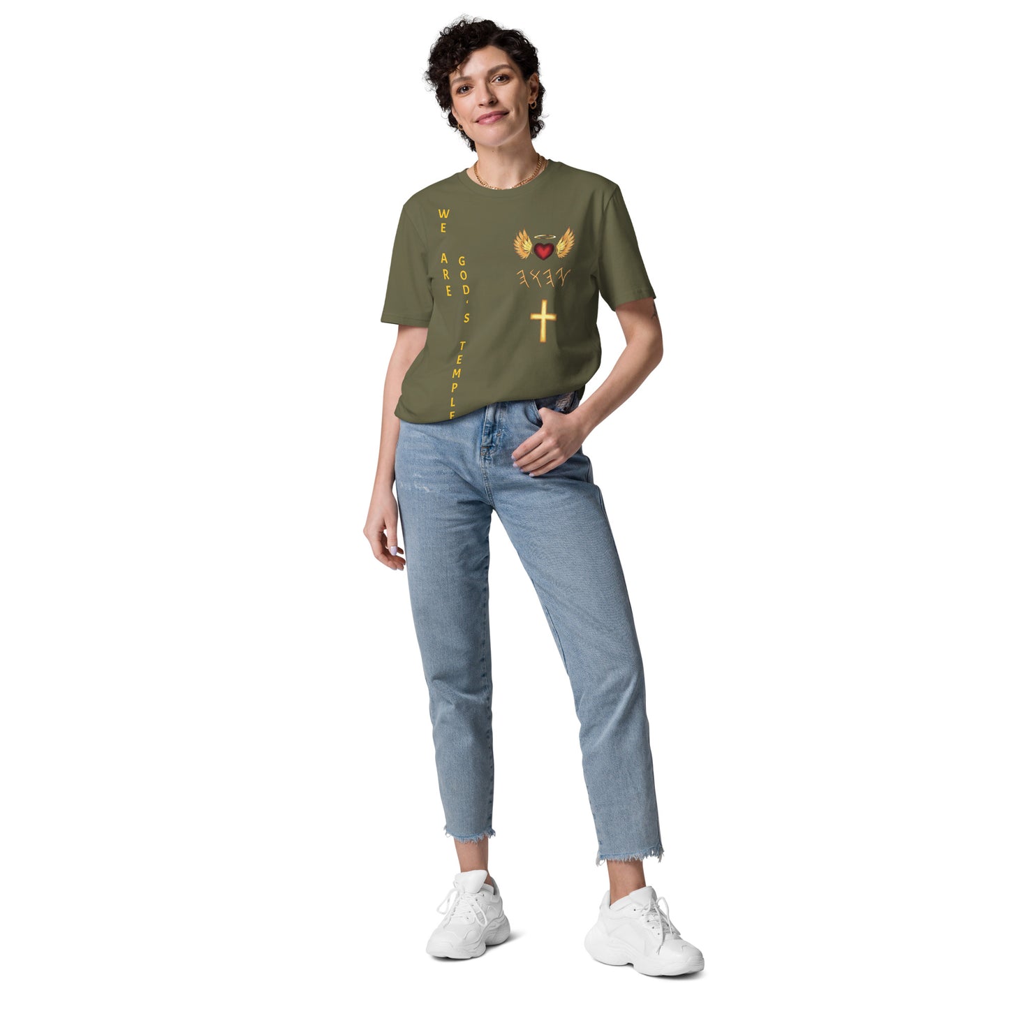 YAHUAH’s Temple S Unisex organic cotton t-shirt