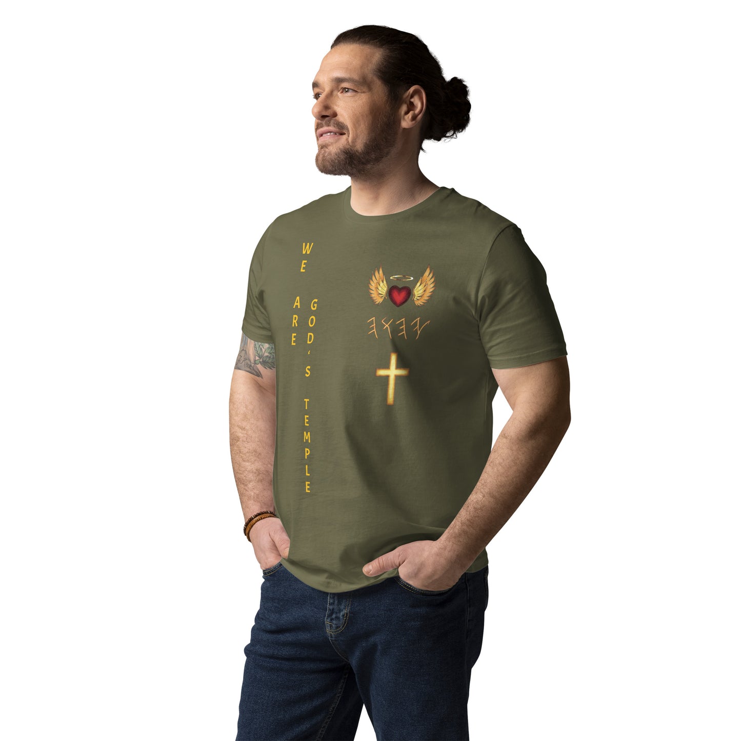 YAHUAH’s Temple S Unisex organic cotton t-shirt