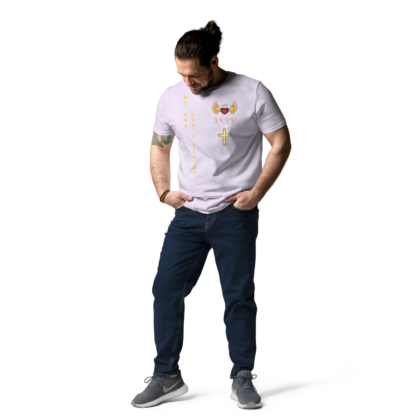 YAHUAH’s Temple S Unisex organic cotton t-shirt