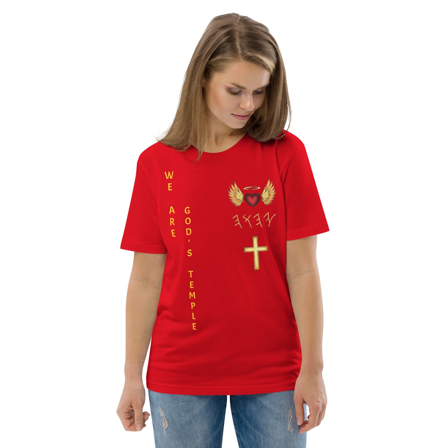 YAHUAH’s Temple S Unisex organic cotton t-shirt
