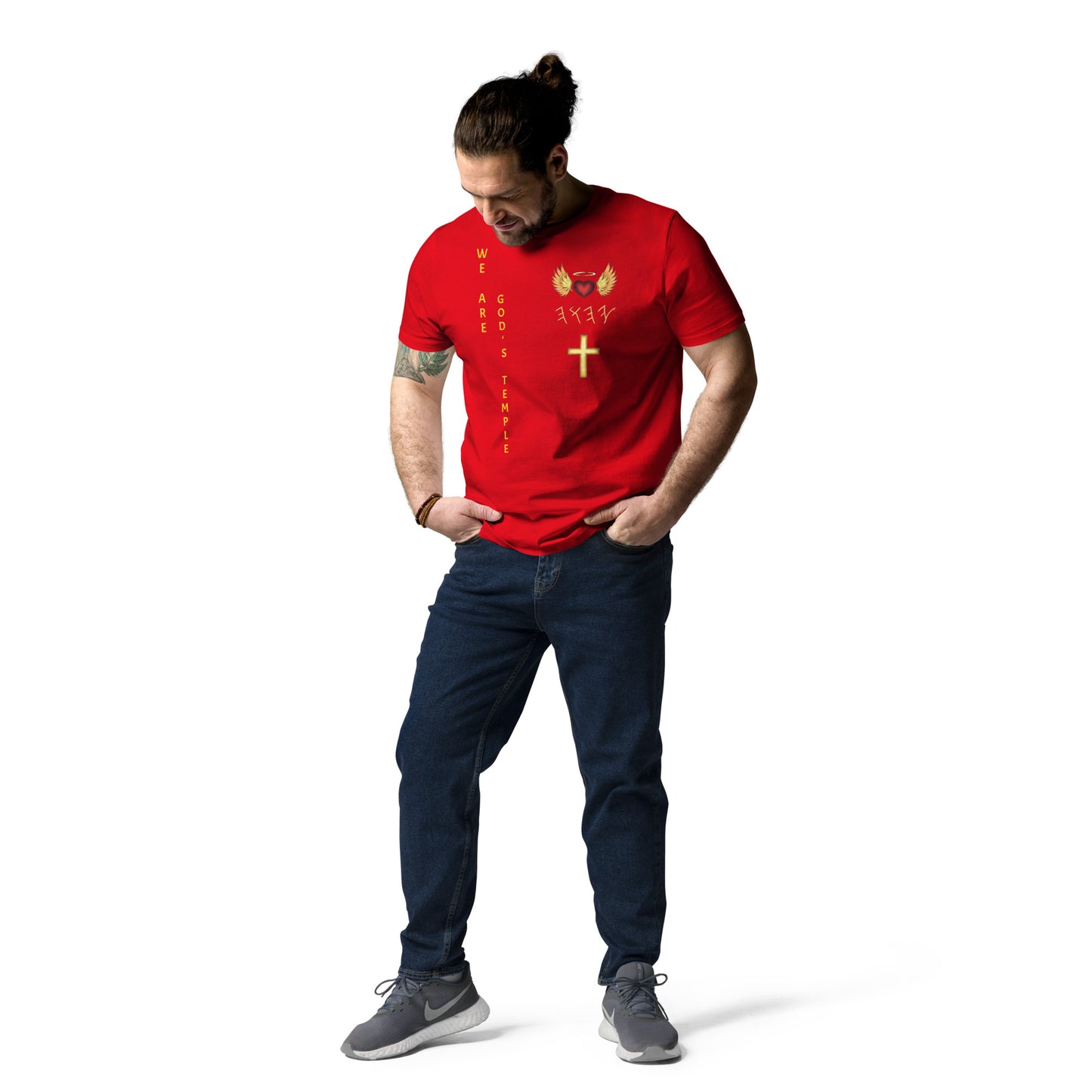 YAHUAH’s Temple S Unisex organic cotton t-shirt