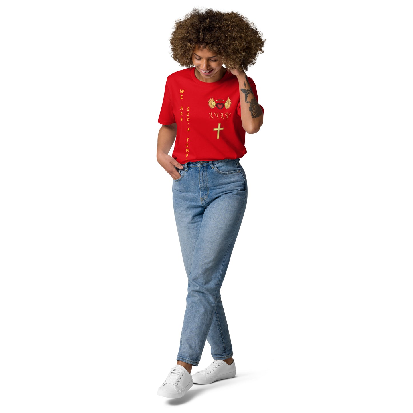 YAHUAH’s Temple S Unisex organic cotton t-shirt