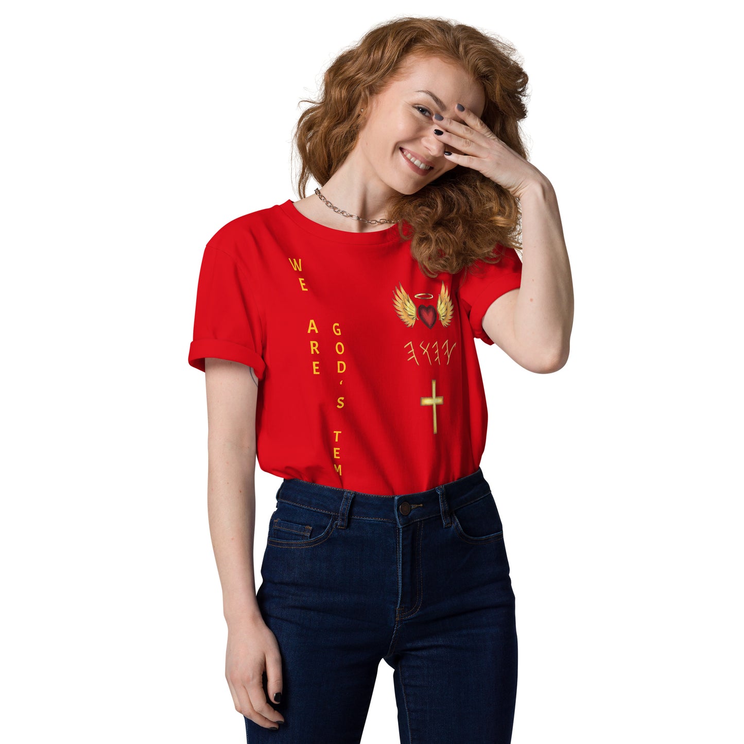 YAHUAH’s Temple S Unisex organic cotton t-shirt