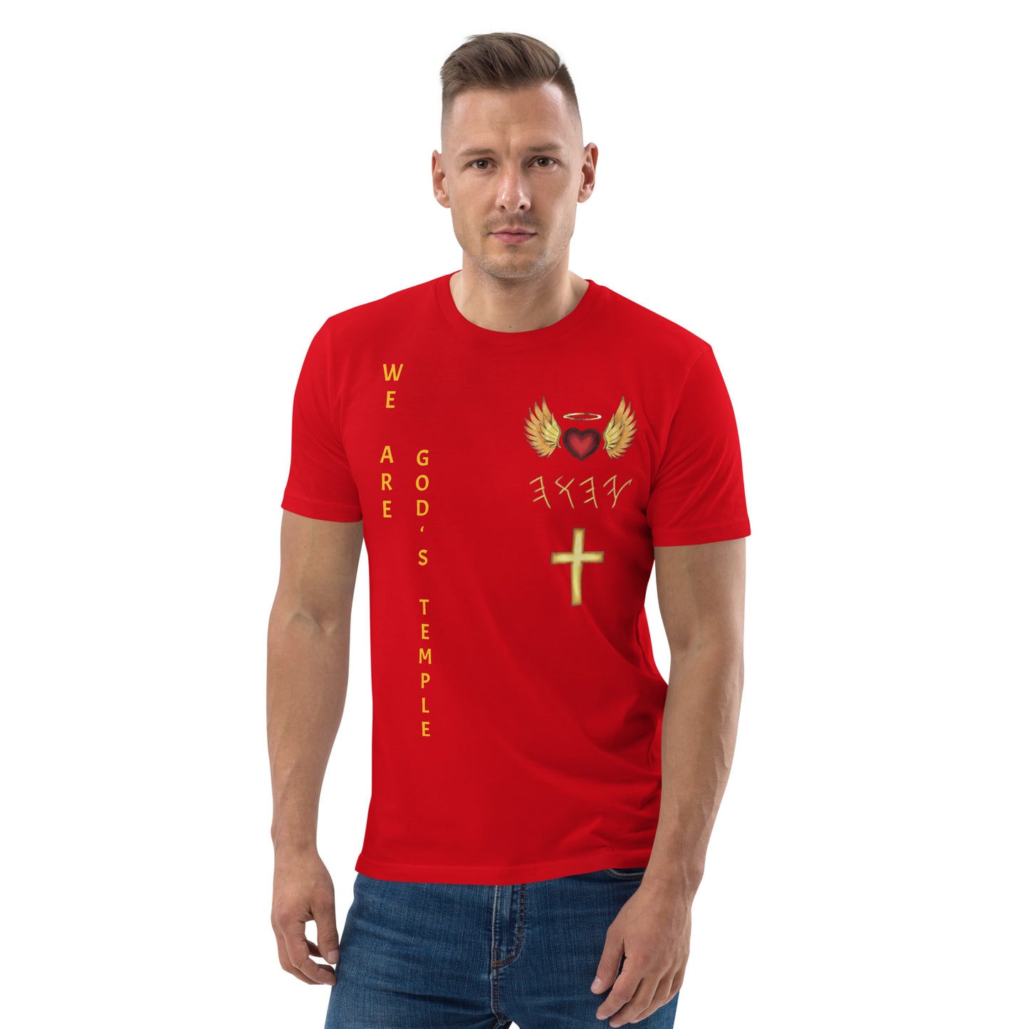 YAHUAH’s Temple S Unisex organic cotton t-shirt