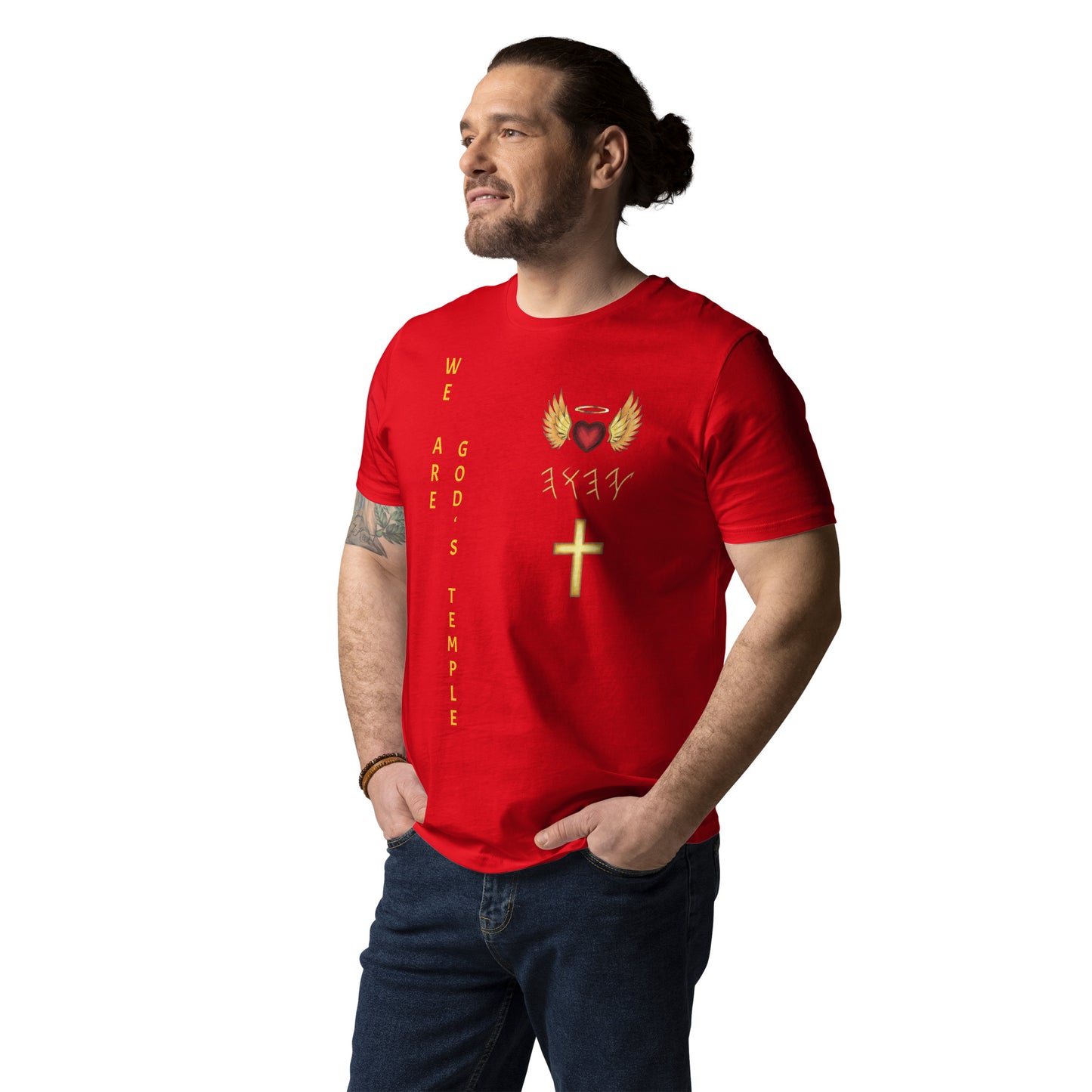 YAHUAH’s Temple S Unisex organic cotton t-shirt