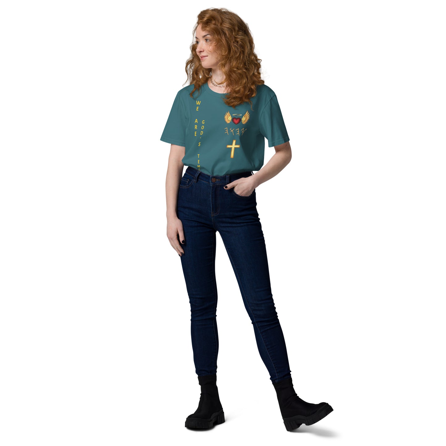 YAHUAH’s Temple S Unisex organic cotton t-shirt